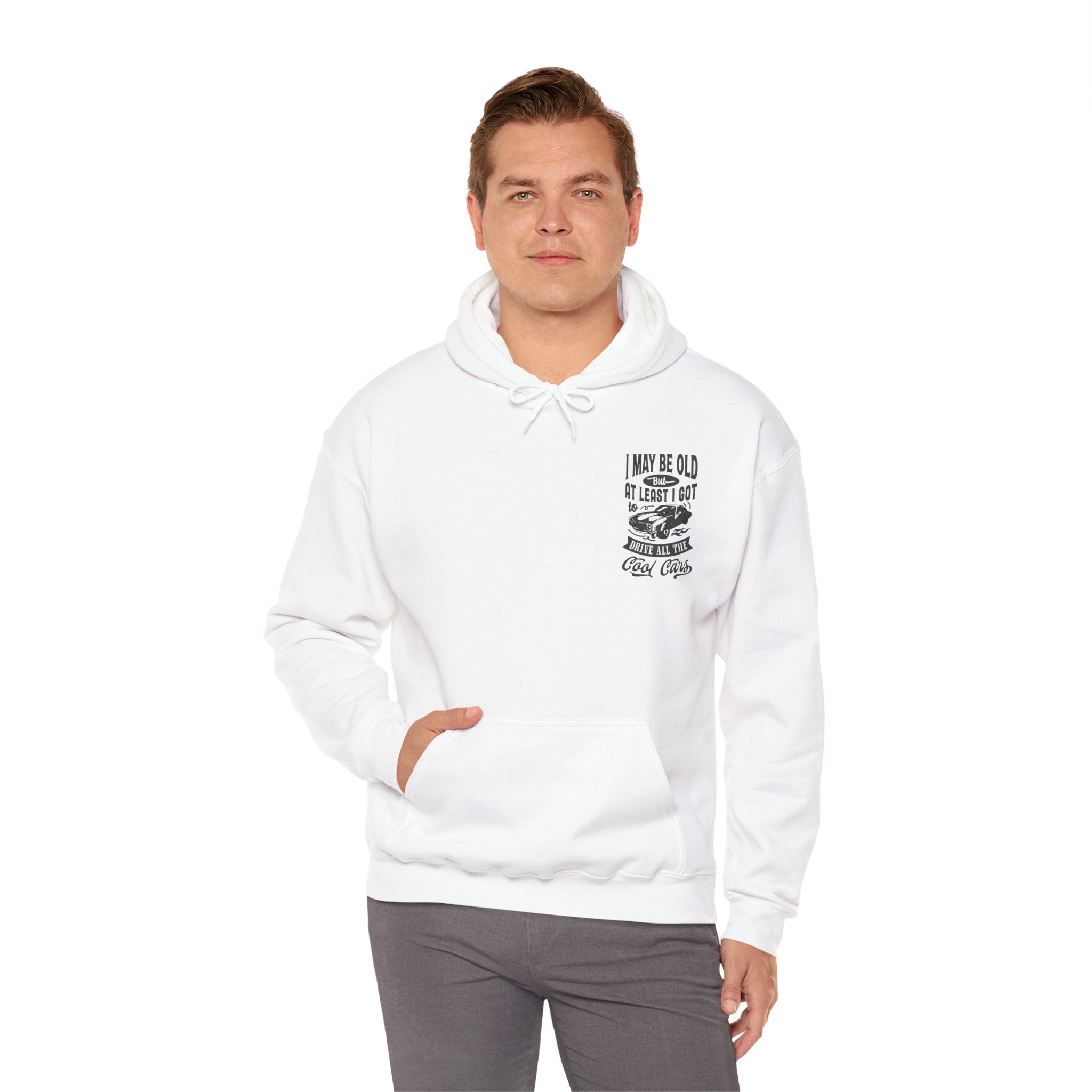 Cool Cars Vintage Hoodie, Funny Sweatshirt, Gift for Car Lovers, Retro Vehicle Apparel, Unique Birthday Present, Unisex Hooded Pullover