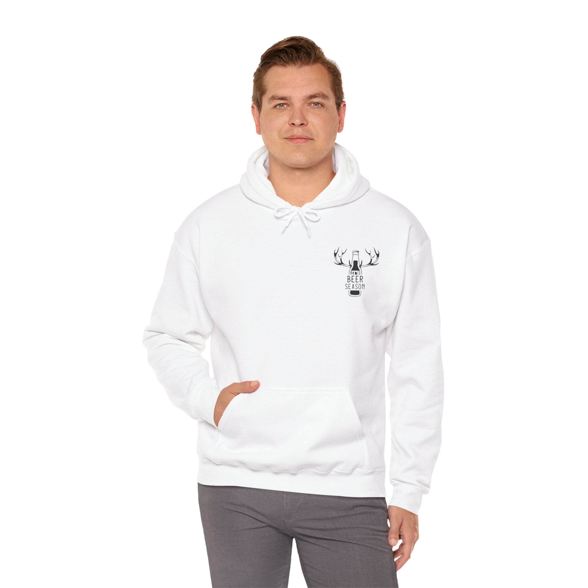 Beer Season Hoodie for Comfort and Style, Unisex Hooded Sweatshirt, Beer Lover Gift, Cozy Casual Wear, Perfect for Camping