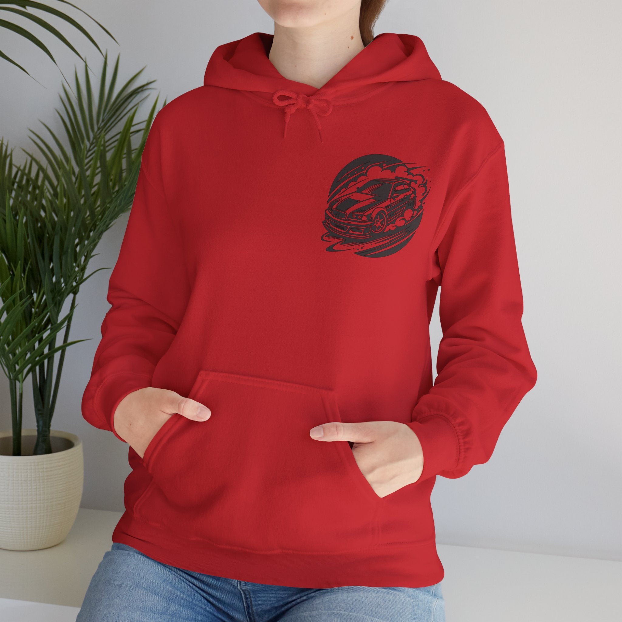 Cool Car Graphic Hoodie for Car Lovers, Unisex Pullover, Automotive Gift, Streetwear, Racing Apparel, Casual Wear