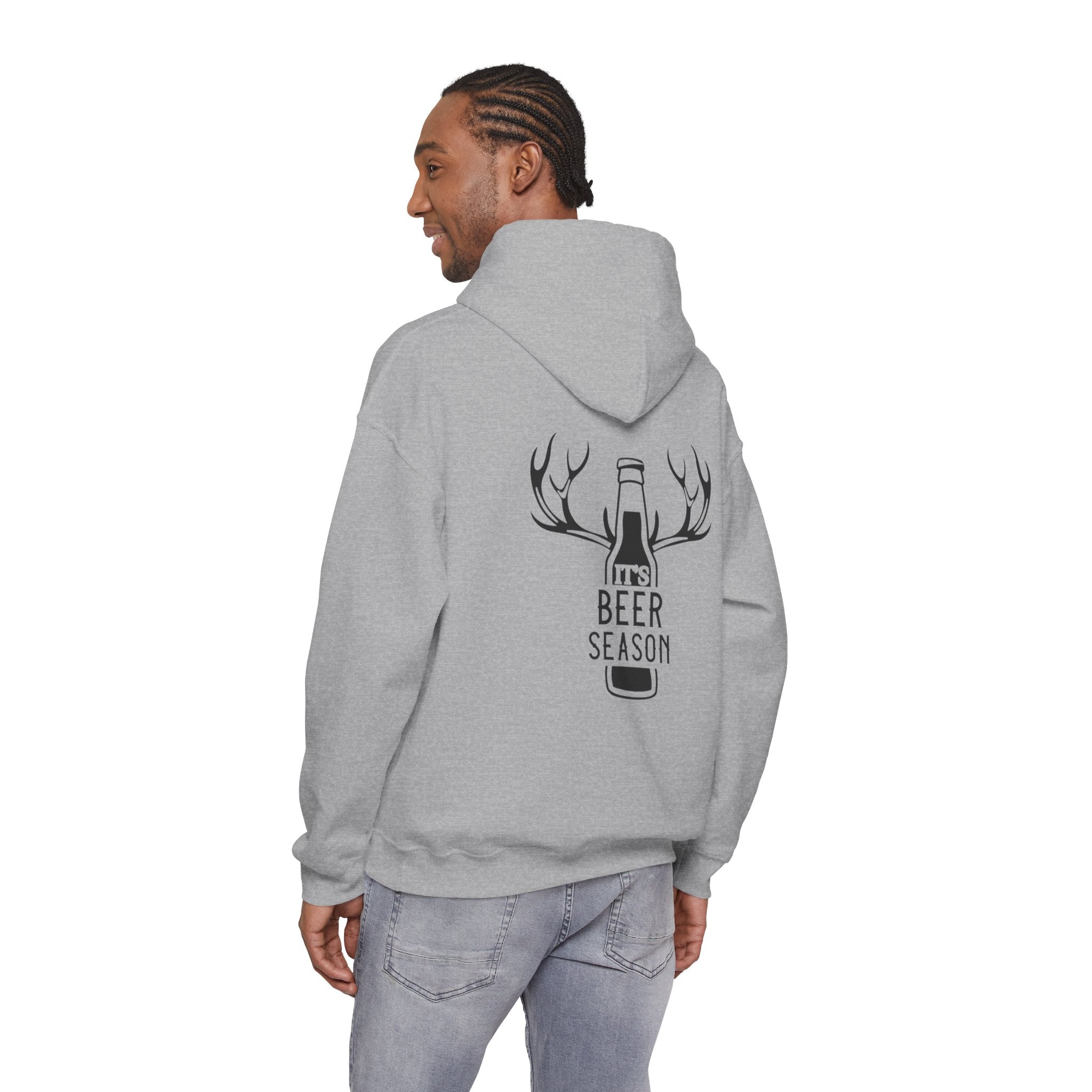 Beer Season Hoodie for Comfort and Style, Unisex Hooded Sweatshirt, Beer Lover Gift, Cozy Casual Wear, Perfect for Camping