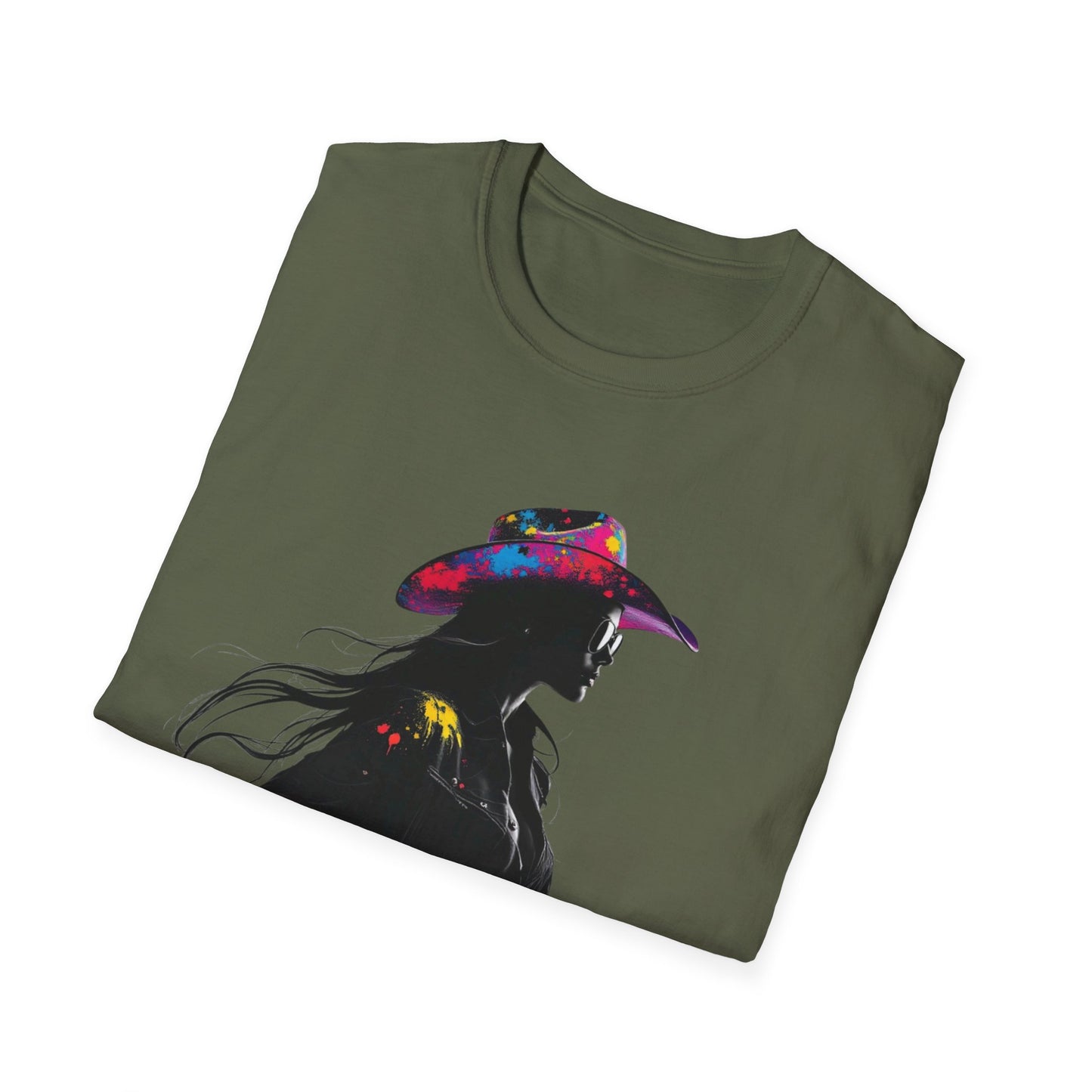 Cowgirl Vibes Unisex Softstyle T-Shirt - Trendy Western Graphic Tee