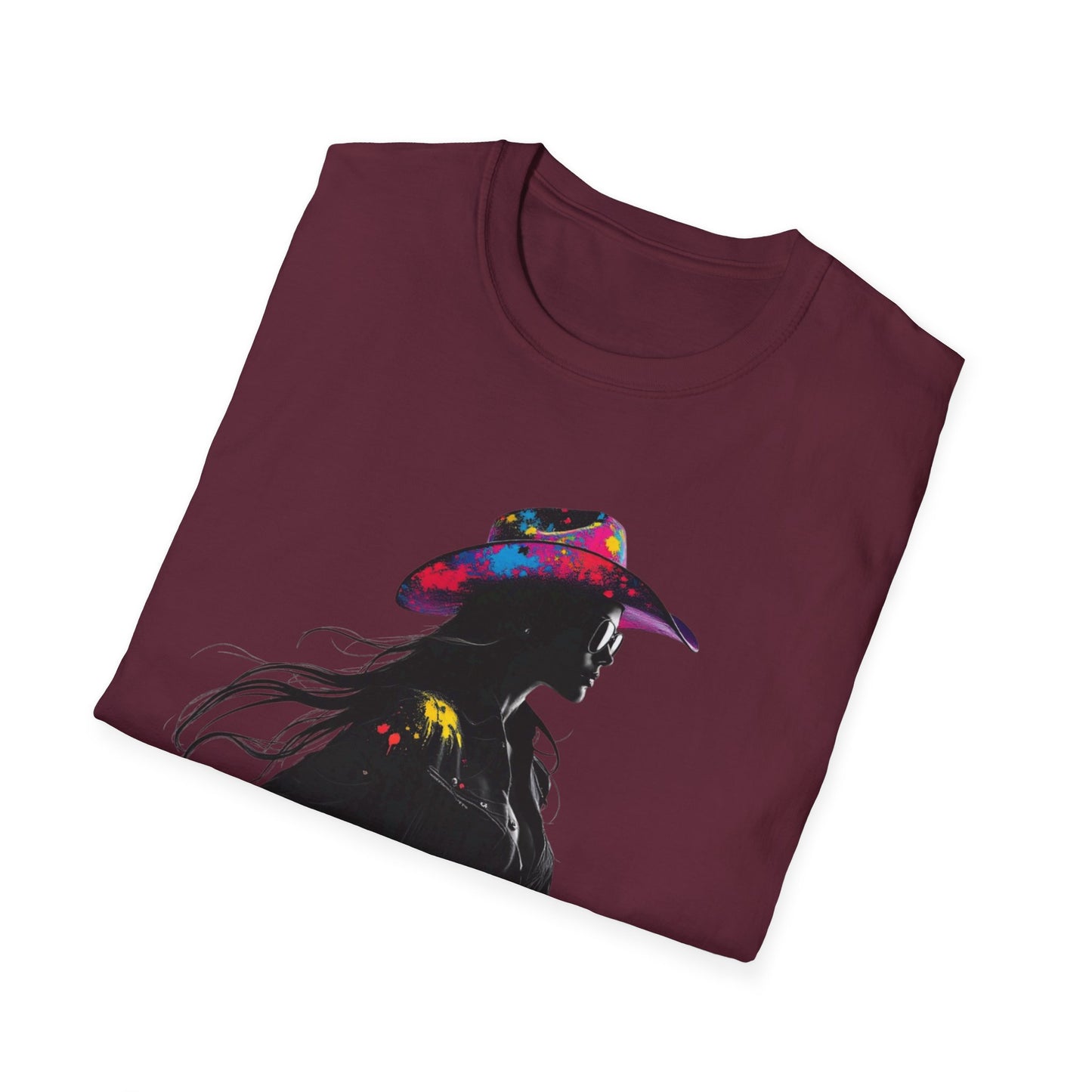 Cowgirl Vibes Unisex Softstyle T-Shirt - Trendy Western Graphic Tee