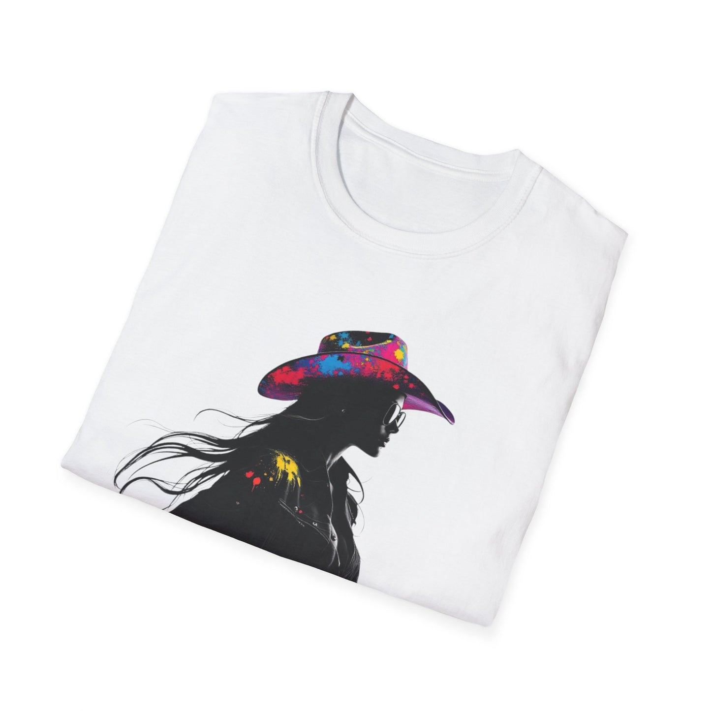 Cowgirl Vibes Unisex Softstyle T-Shirt - Trendy Western Graphic Tee