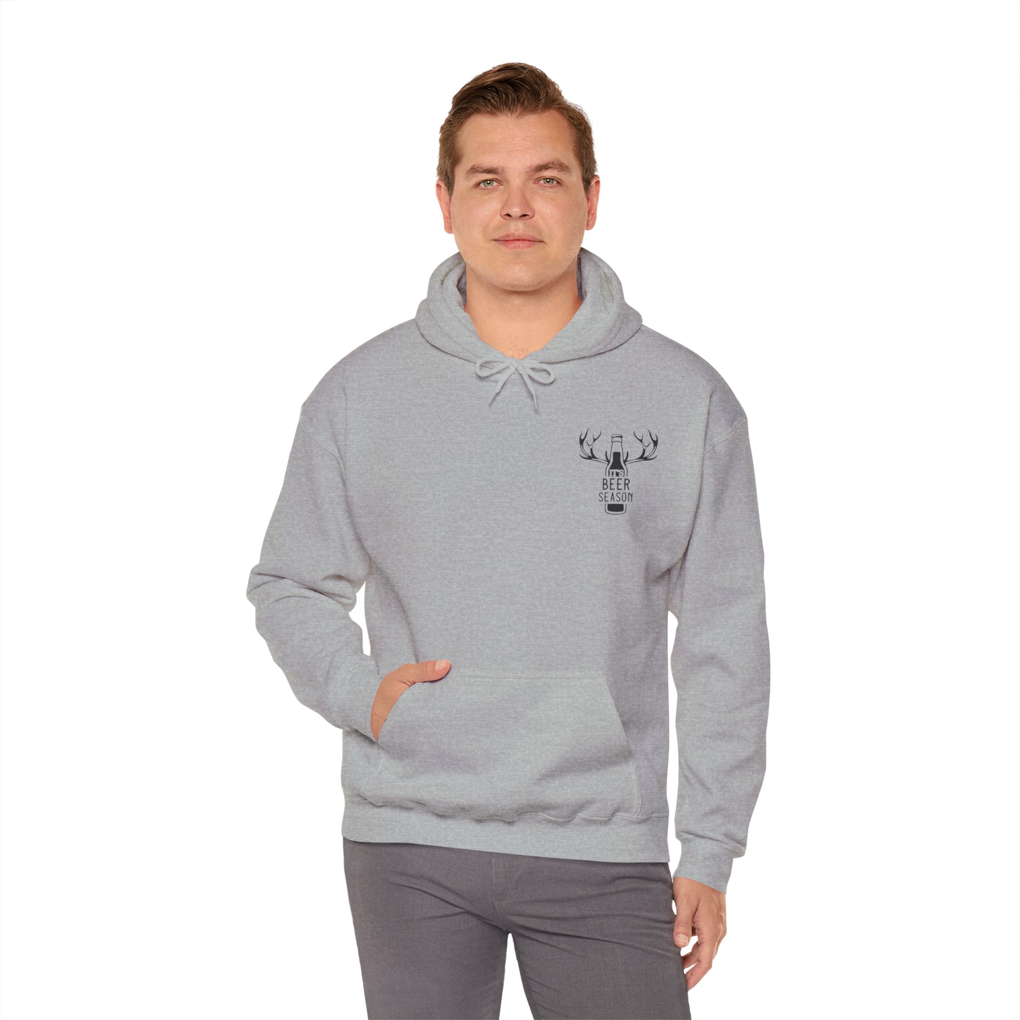 Beer Season Hoodie for Comfort and Style, Unisex Hooded Sweatshirt, Beer Lover Gift, Cozy Casual Wear, Perfect for Camping