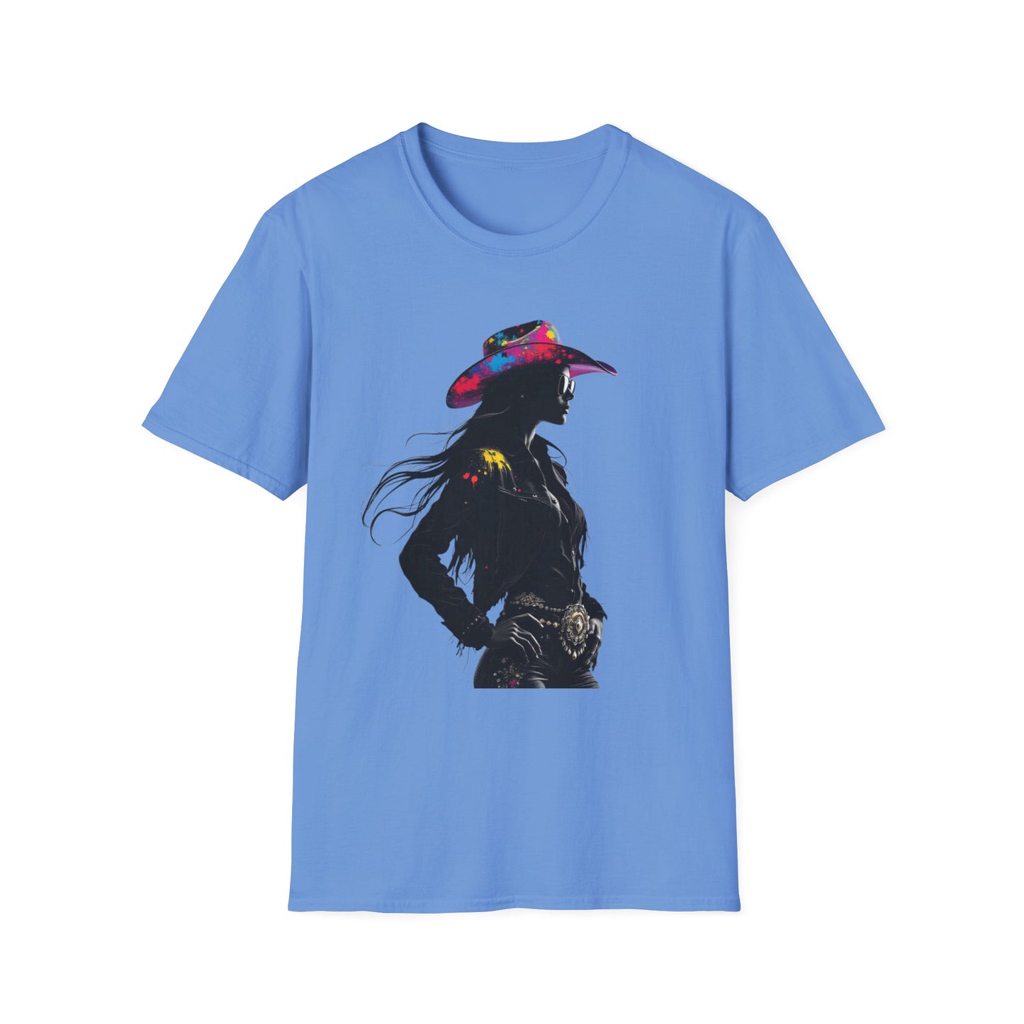 Cowgirl Vibes Unisex Softstyle T-Shirt - Trendy Western Graphic Tee