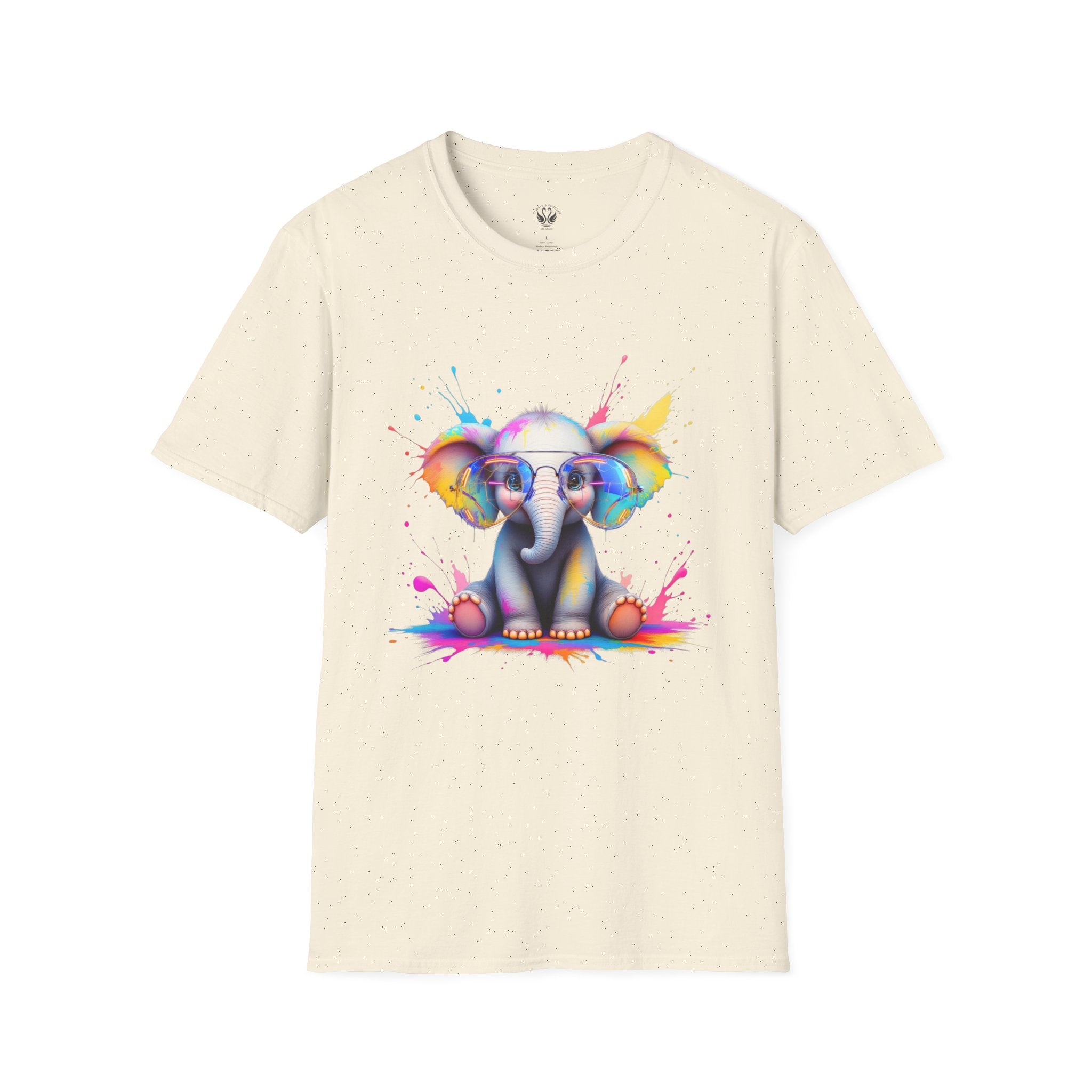 Cute Elephant Graphic T-Shirt, Fun Animal Tee, Gift for Animal Lovers, Casual Wear, Birthday, Eco-Friendly Cotton