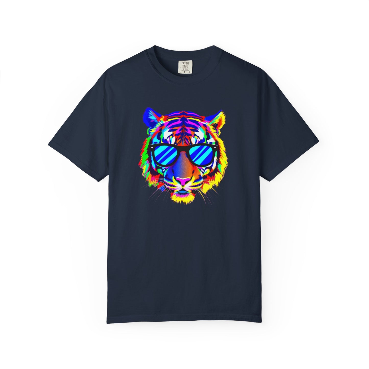 Vibrant Tiger Graphic T-Shirt - Unisex, Cool & Colorful Design