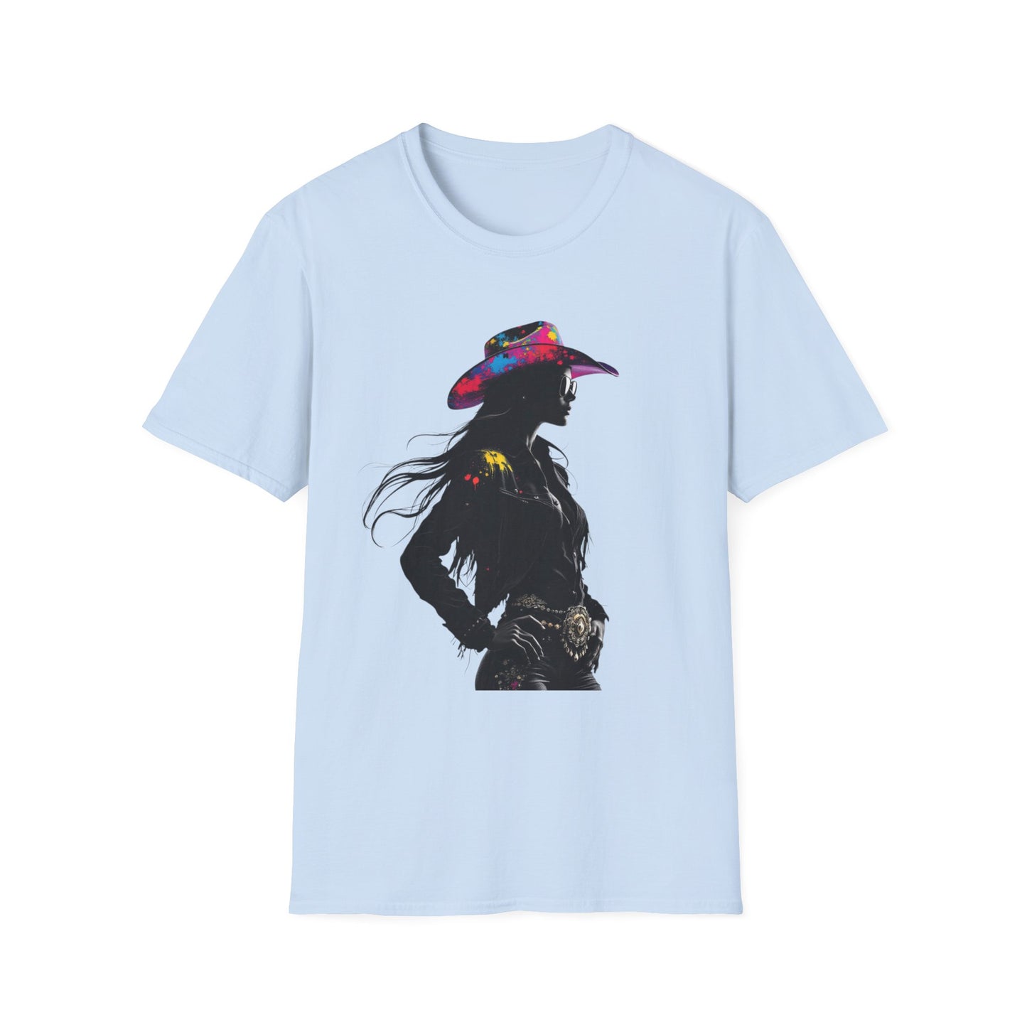 Cowgirl Vibes Unisex Softstyle T-Shirt - Trendy Western Graphic Tee