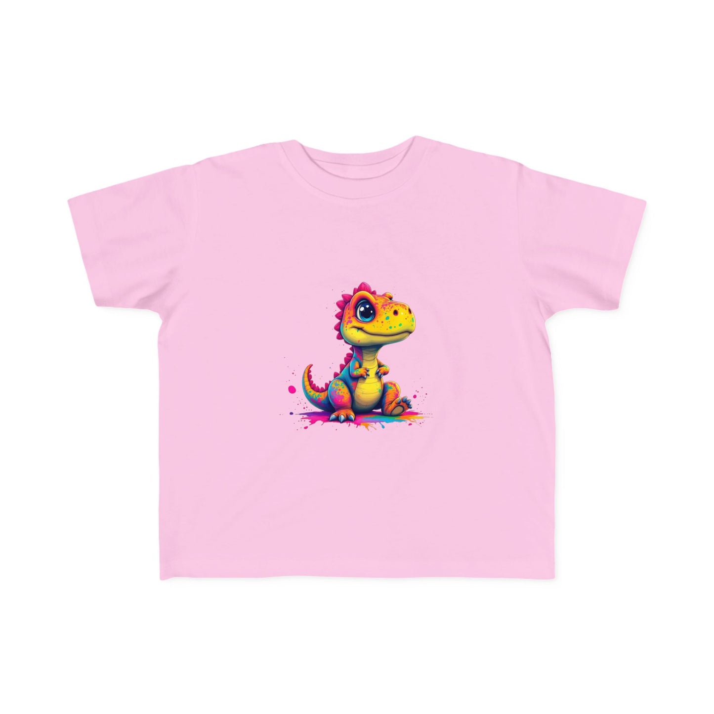 Cute Dinosaur Toddler Tee - Colorful Kids Jersey T-Shirt