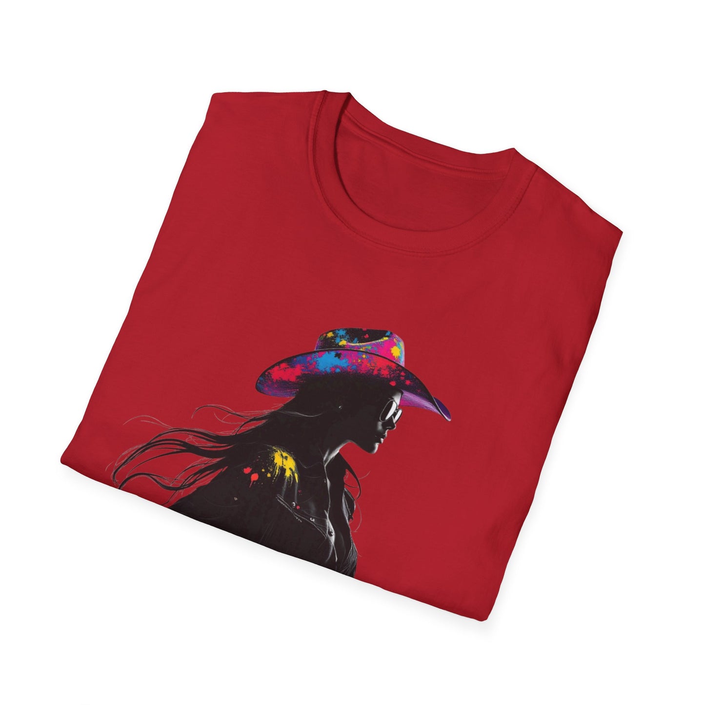 Cowgirl Vibes Unisex Softstyle T-Shirt - Trendy Western Graphic Tee