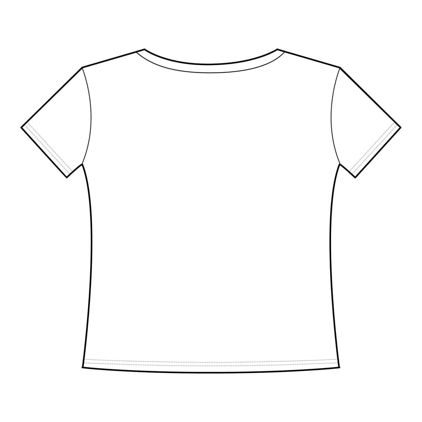Paris Heart Graphic Tee - Women's Curvy Fine Jersey T-Shirt