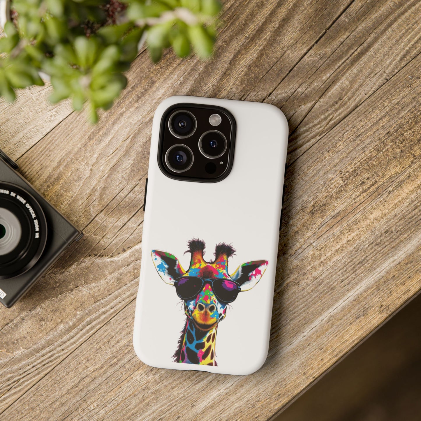 Colorful Giraffe Phone Case - Tough Cases for Animal Lovers