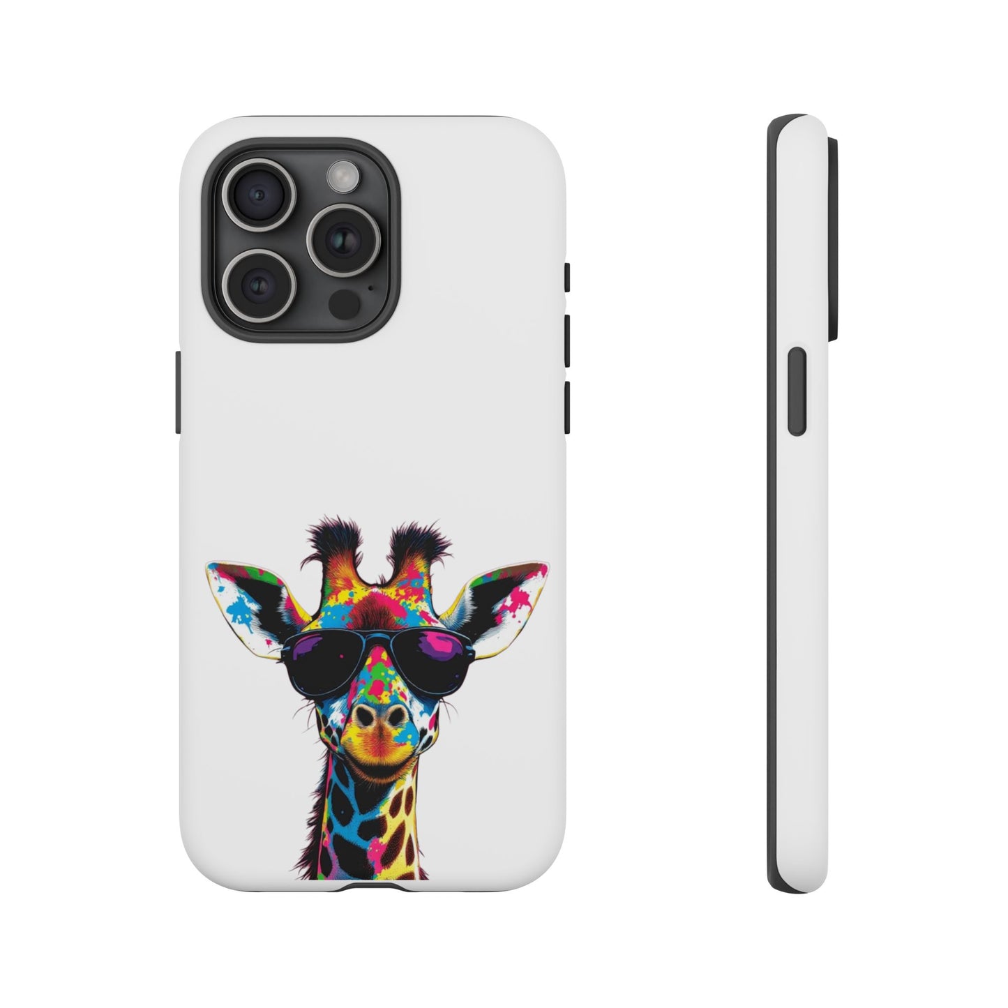 Colorful Giraffe Phone Case - Tough Cases for Animal Lovers