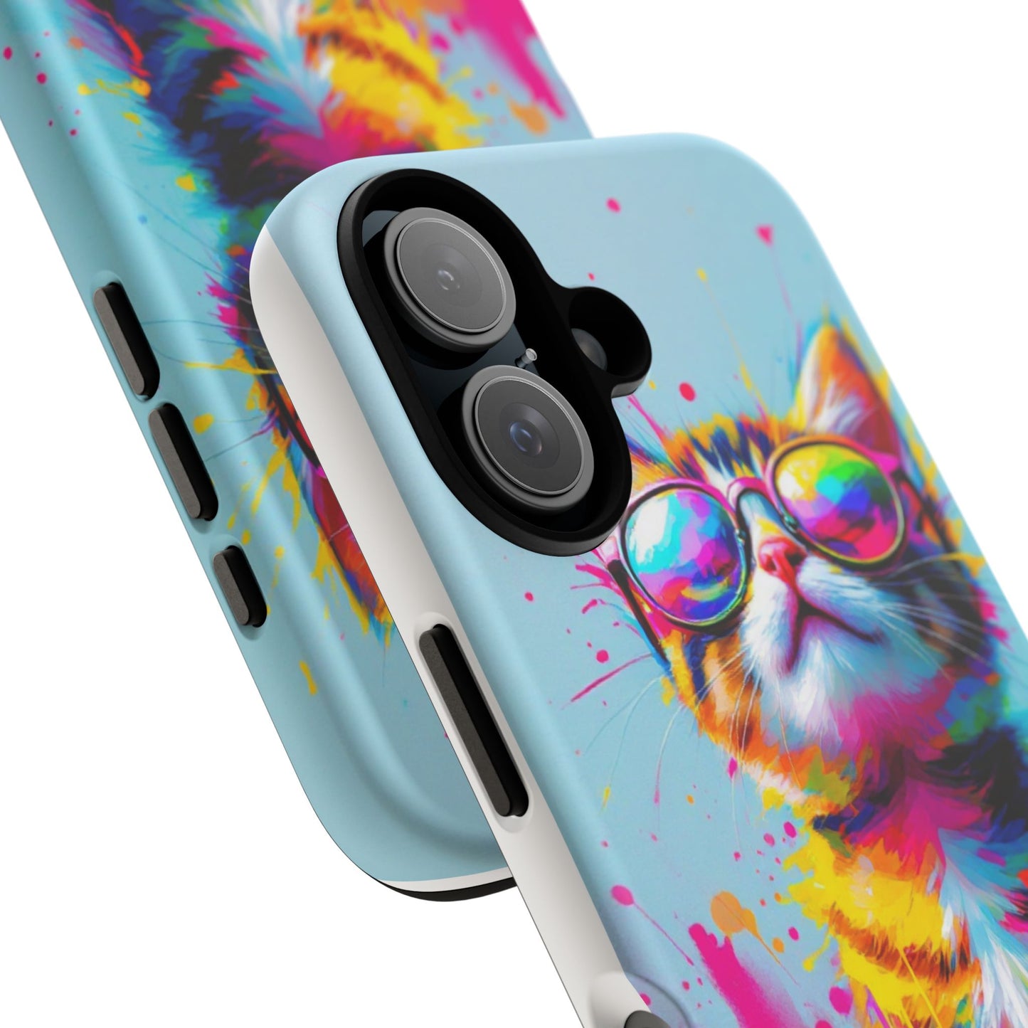 Colorful Cat Phone Case - Tough Cases for Cat Lovers