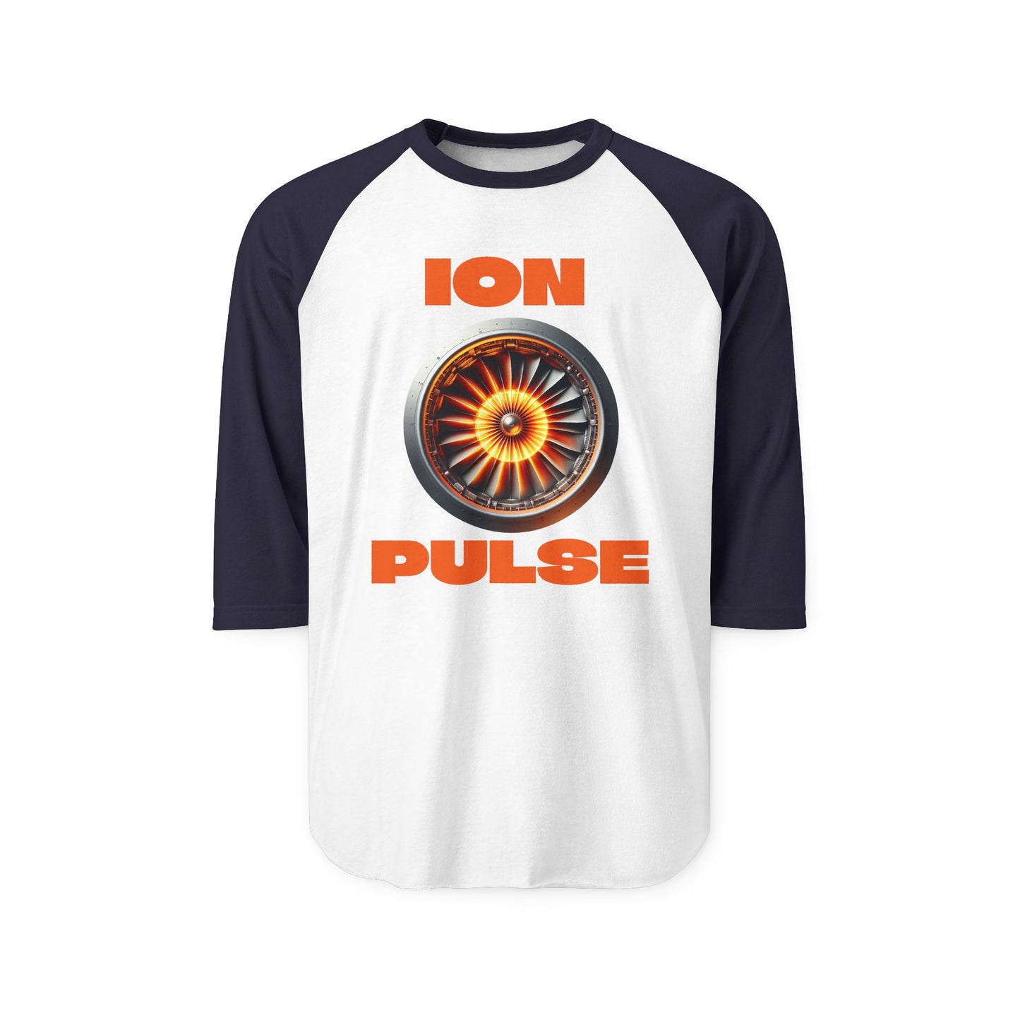 ION PULSE Unisex Three-Quarter Sleeve Raglan Shirt - Perfect for Motorsports Fans