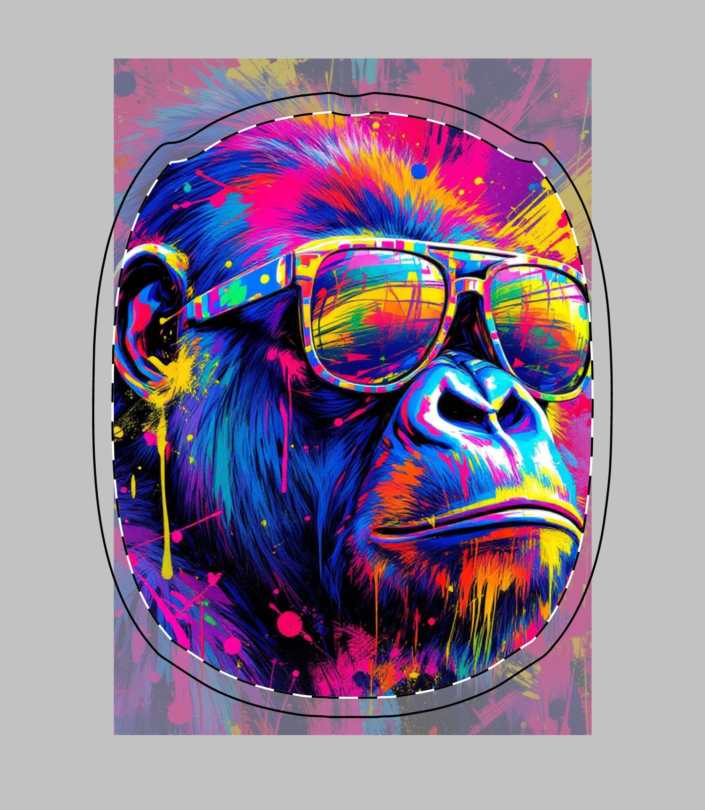 Vibrant Gorilla AirPod Max Cases - Colorful Protective Covers