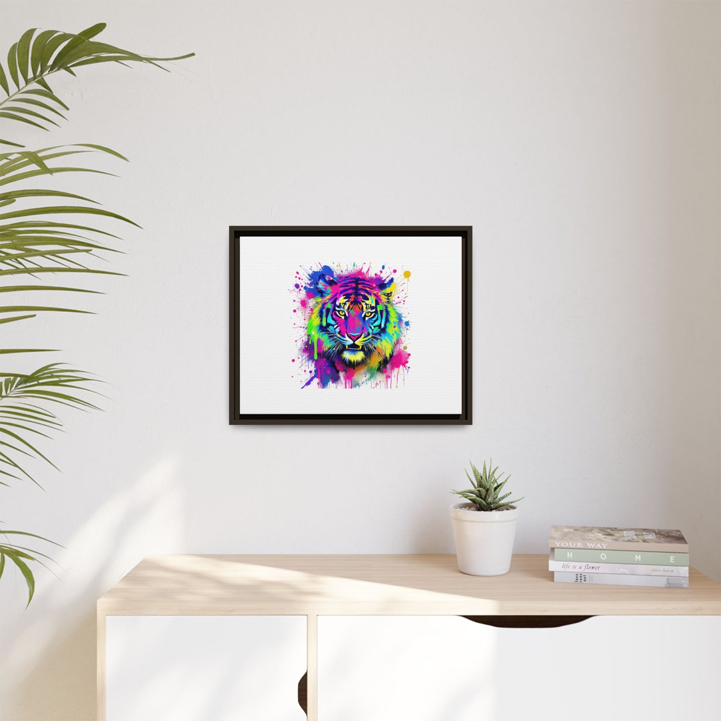 Vibrant Tiger Canvas Print - Framed Art for Bold Decor