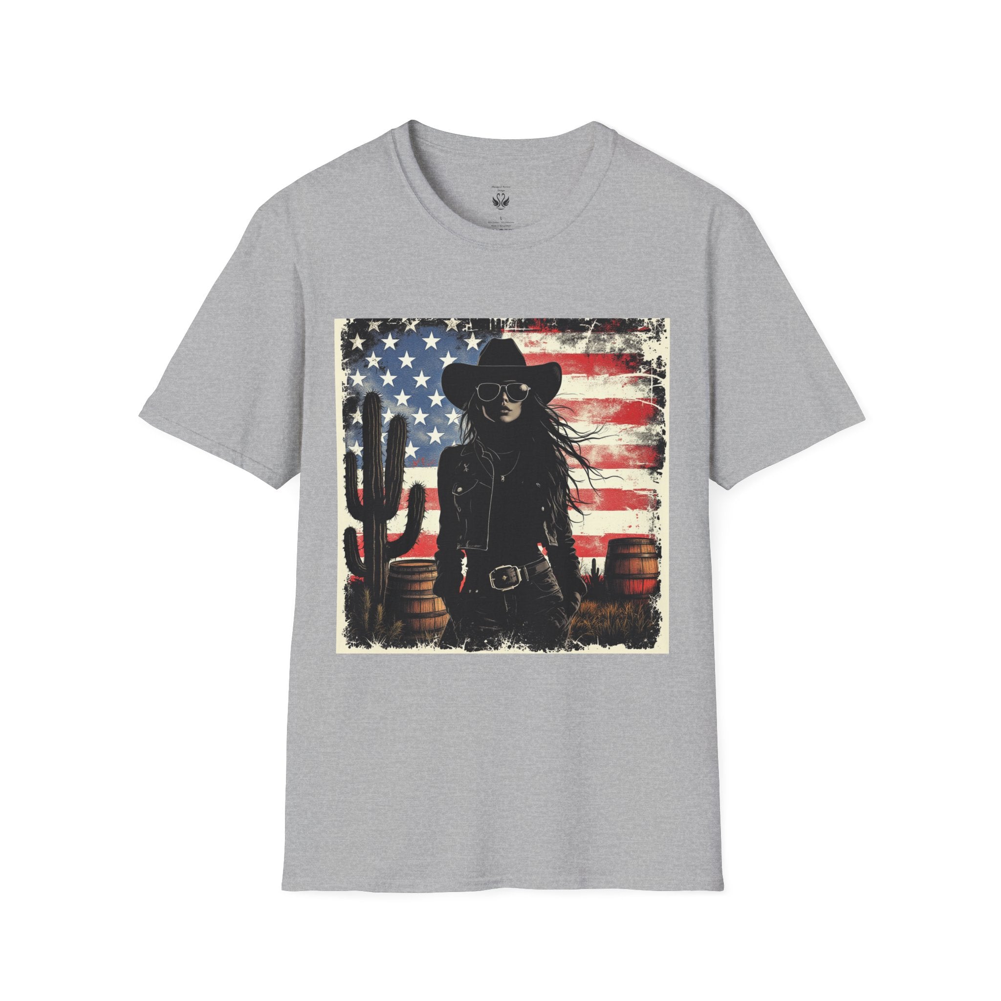 Stylish Western Graphic Tee, Cowboy T-Shirt, Americana Apparel, Unisex Casual Shirt, Summer Wardrobe Essential, Gift For Western Lovers