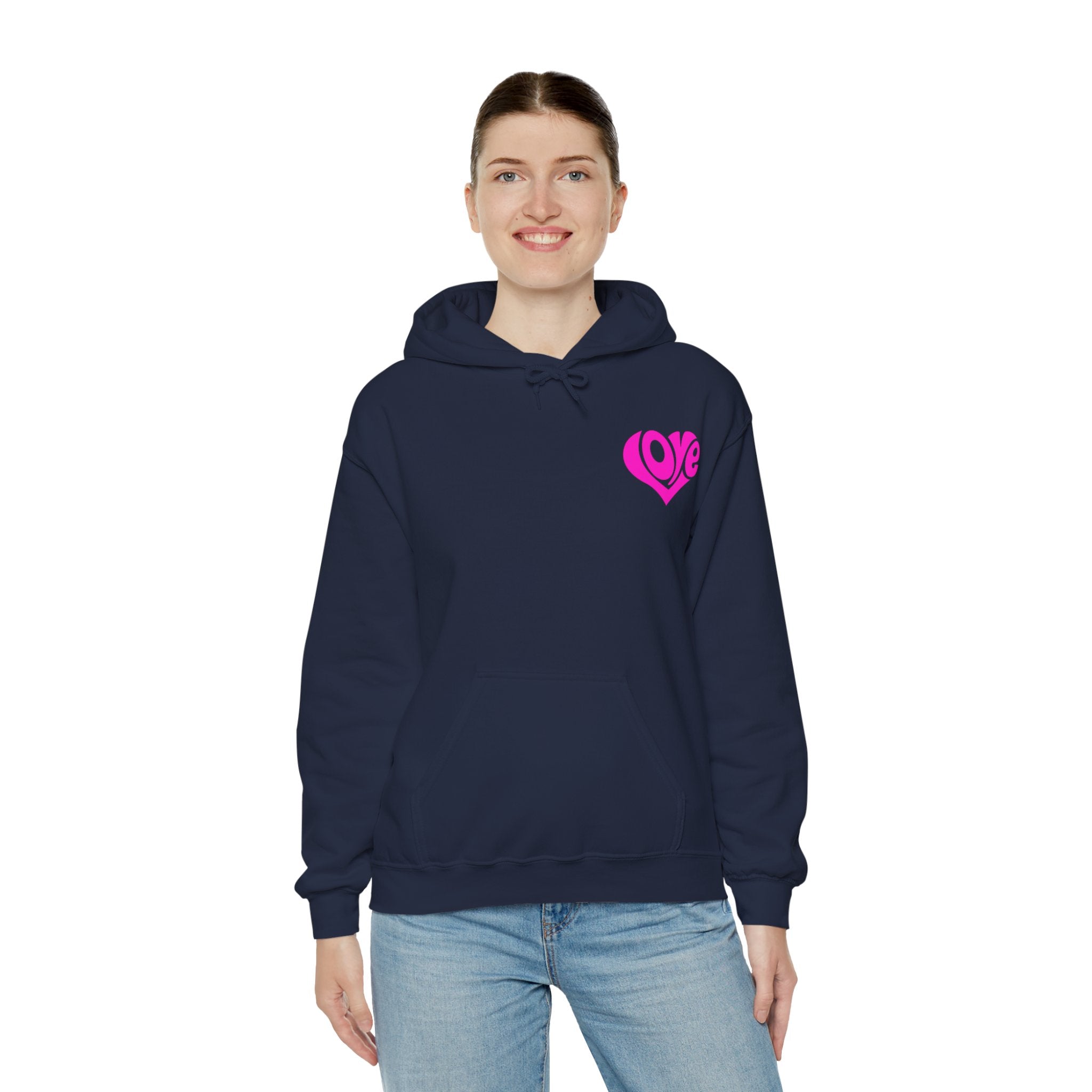Cozy Love Heart Hoodie | Unisex Sweatshirt for Valentine's Day, Gift for Her, Celebrations, Casual Wear, Anniversary