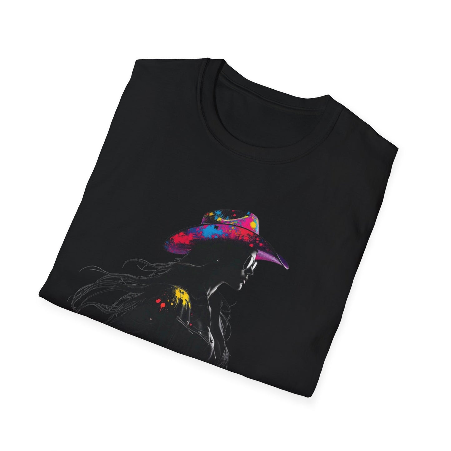 Cowgirl Vibes Unisex Softstyle T-Shirt - Trendy Western Graphic Tee