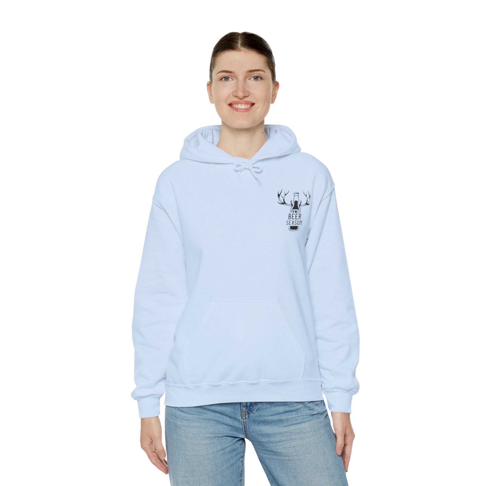 Beer Season Hoodie for Comfort and Style, Unisex Hooded Sweatshirt, Beer Lover Gift, Cozy Casual Wear, Perfect for Camping