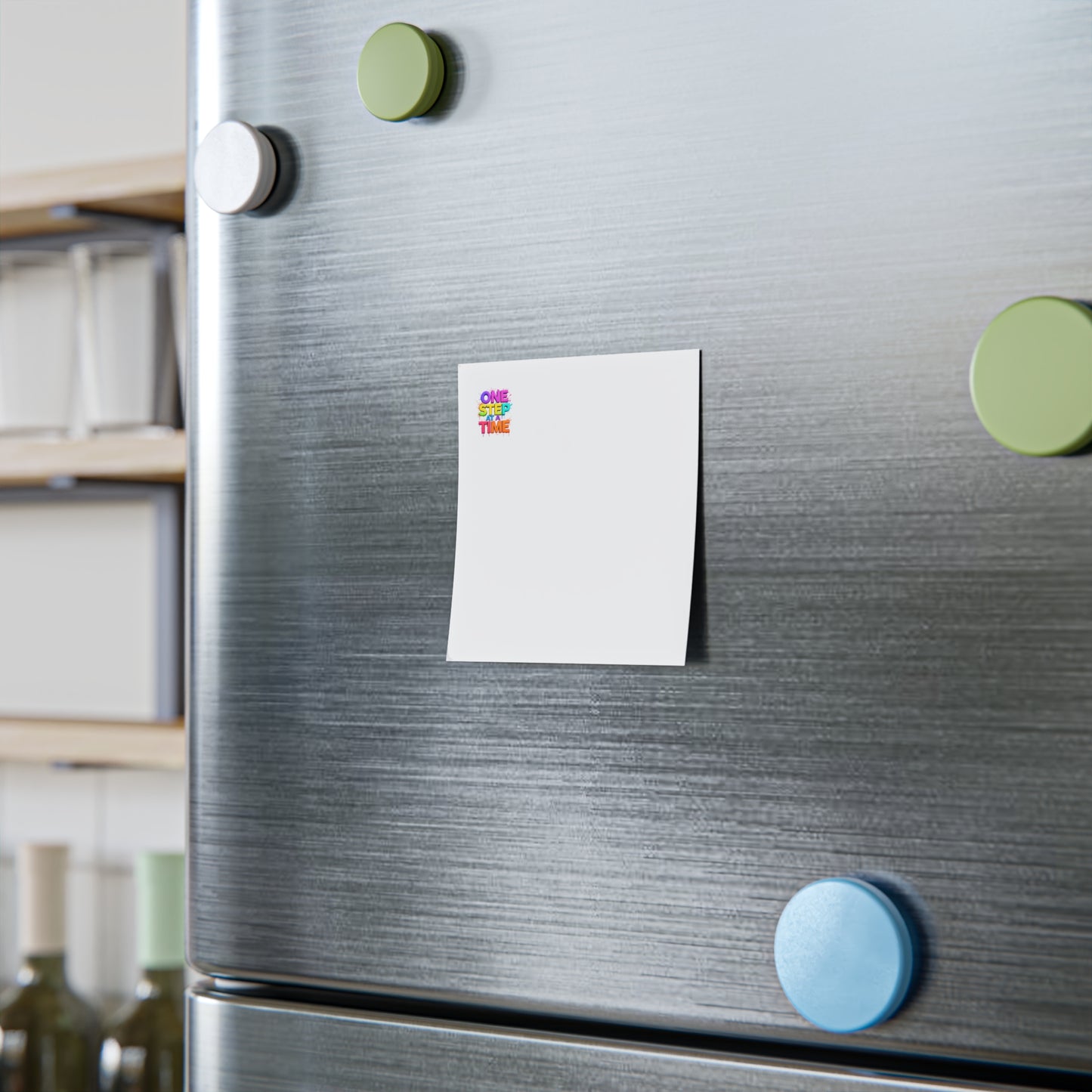 Colorful Motivational Post-it® Note Pads - 'One Step at a Time'