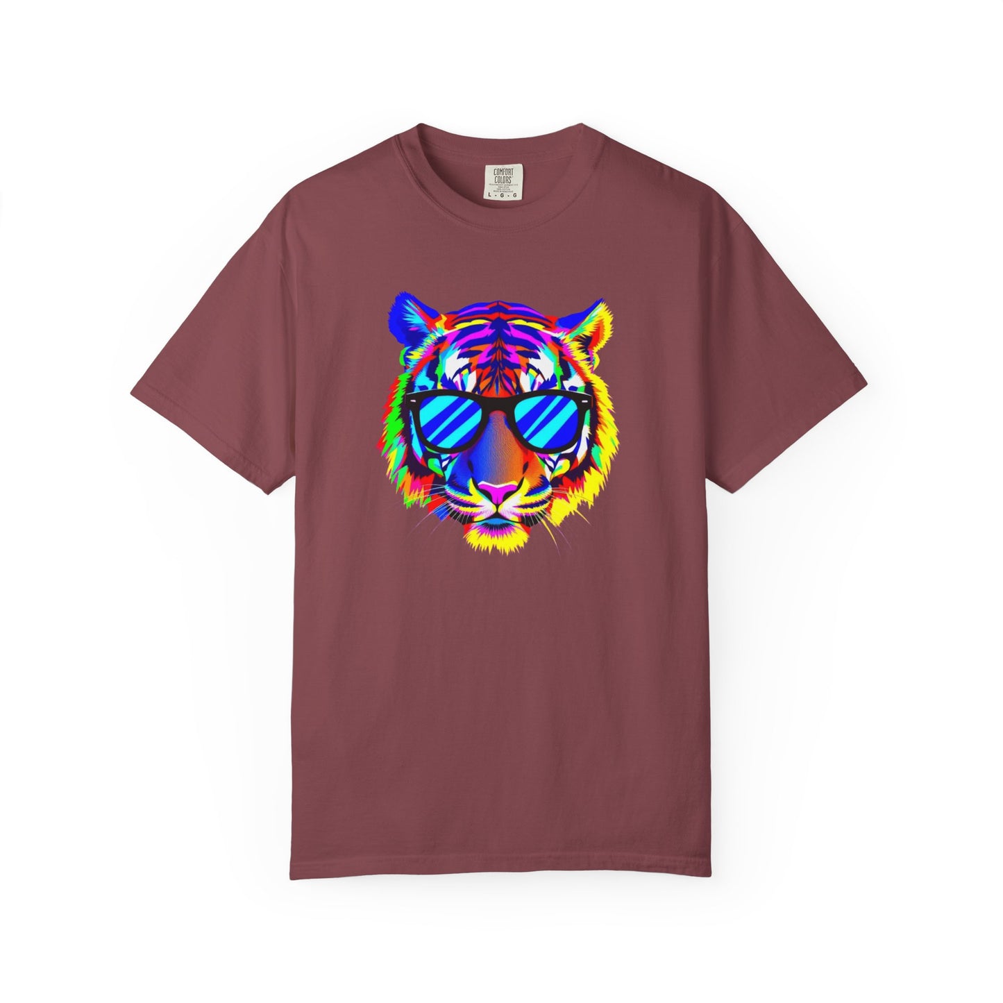 Vibrant Tiger Graphic T-Shirt - Unisex, Cool & Colorful Design