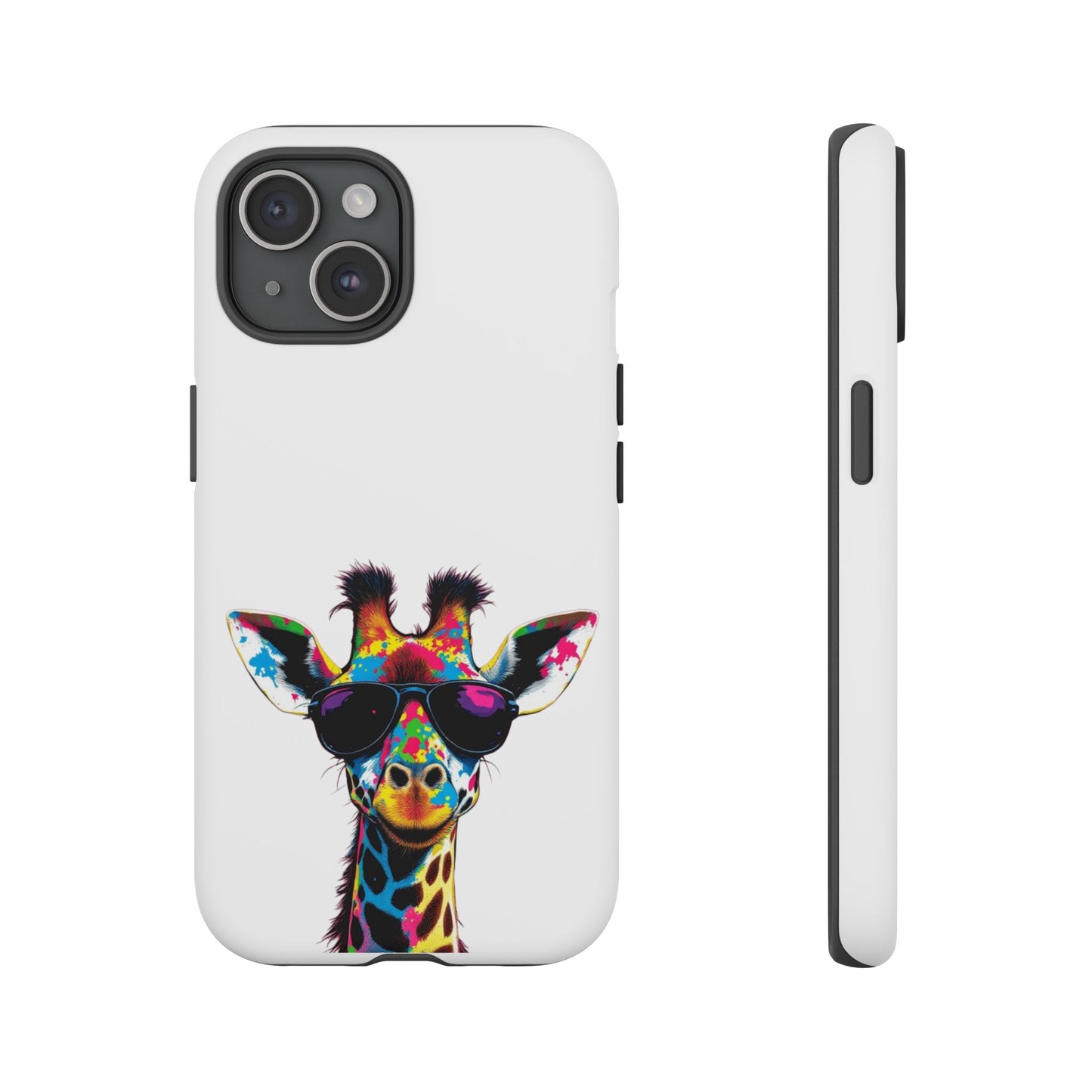 Colorful Giraffe Phone Case - Tough Cases for Animal Lovers