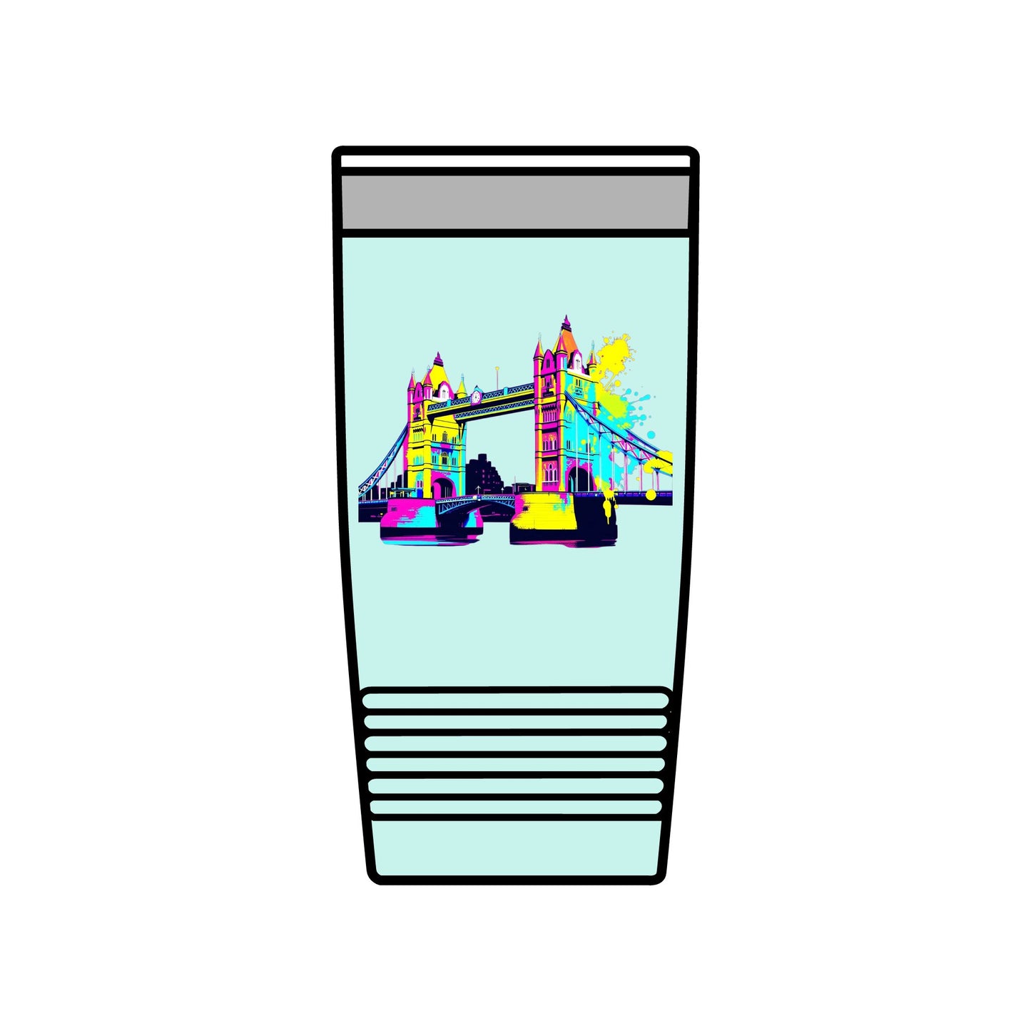 London Skyline Insulated Tumbler - 20oz Travel Mug