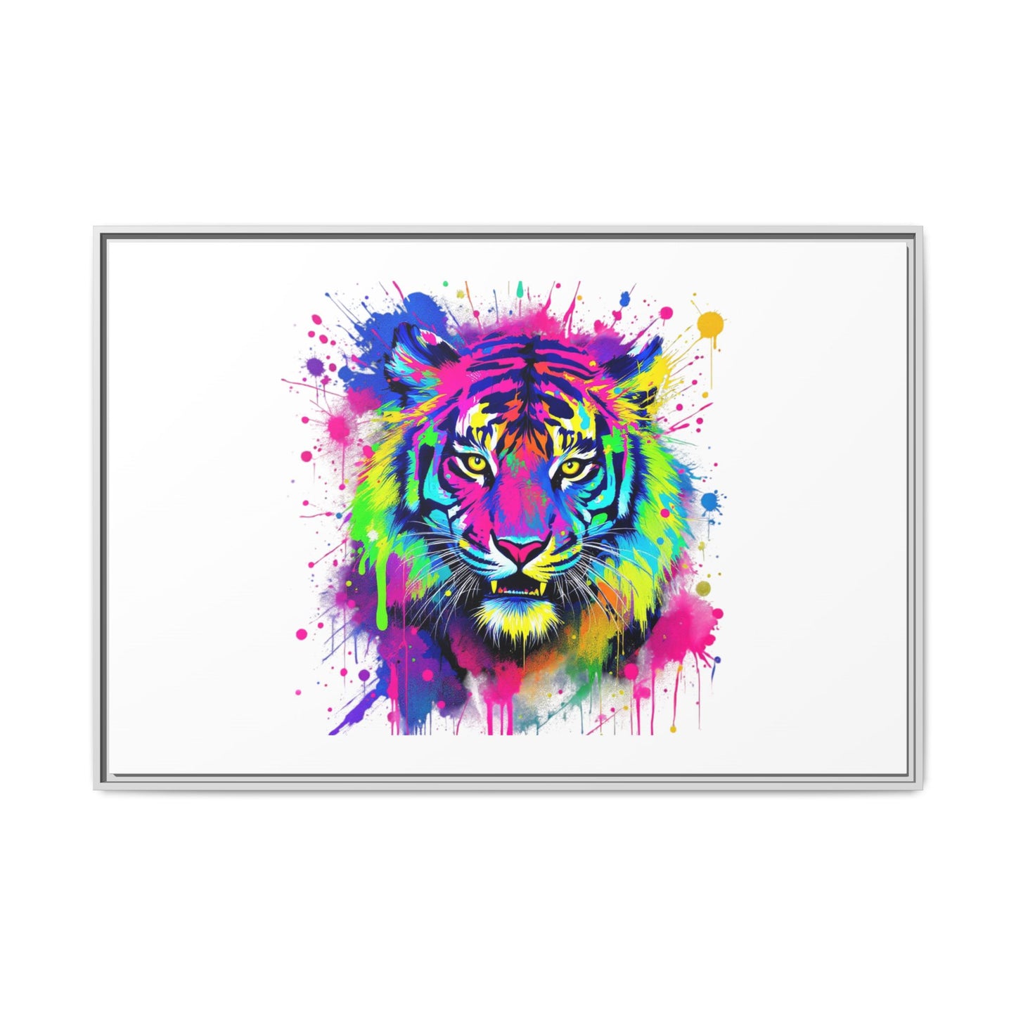 Vibrant Tiger Canvas Print - Framed Art for Bold Decor