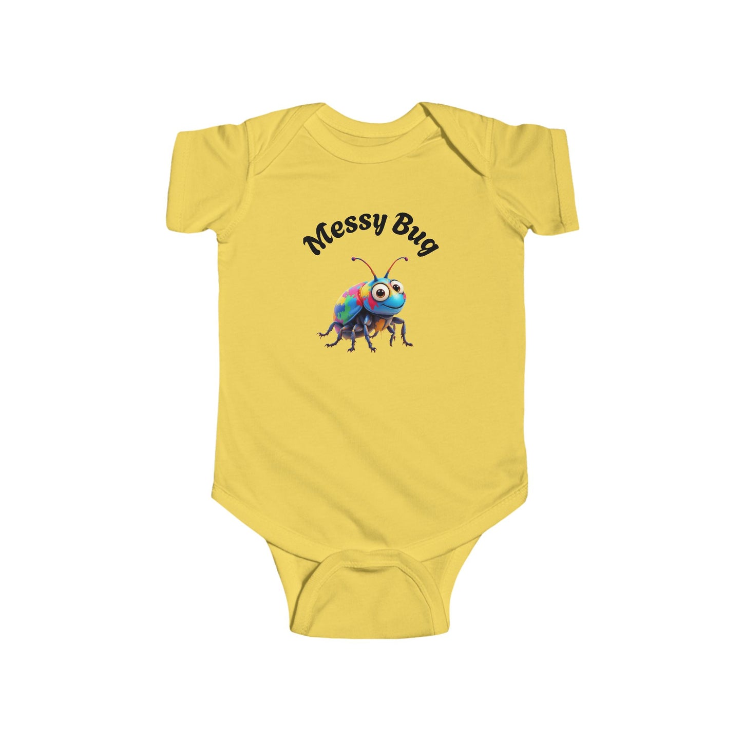 Messy Bug Infant Bodysuit - Cute & Colorful Baby Outfit