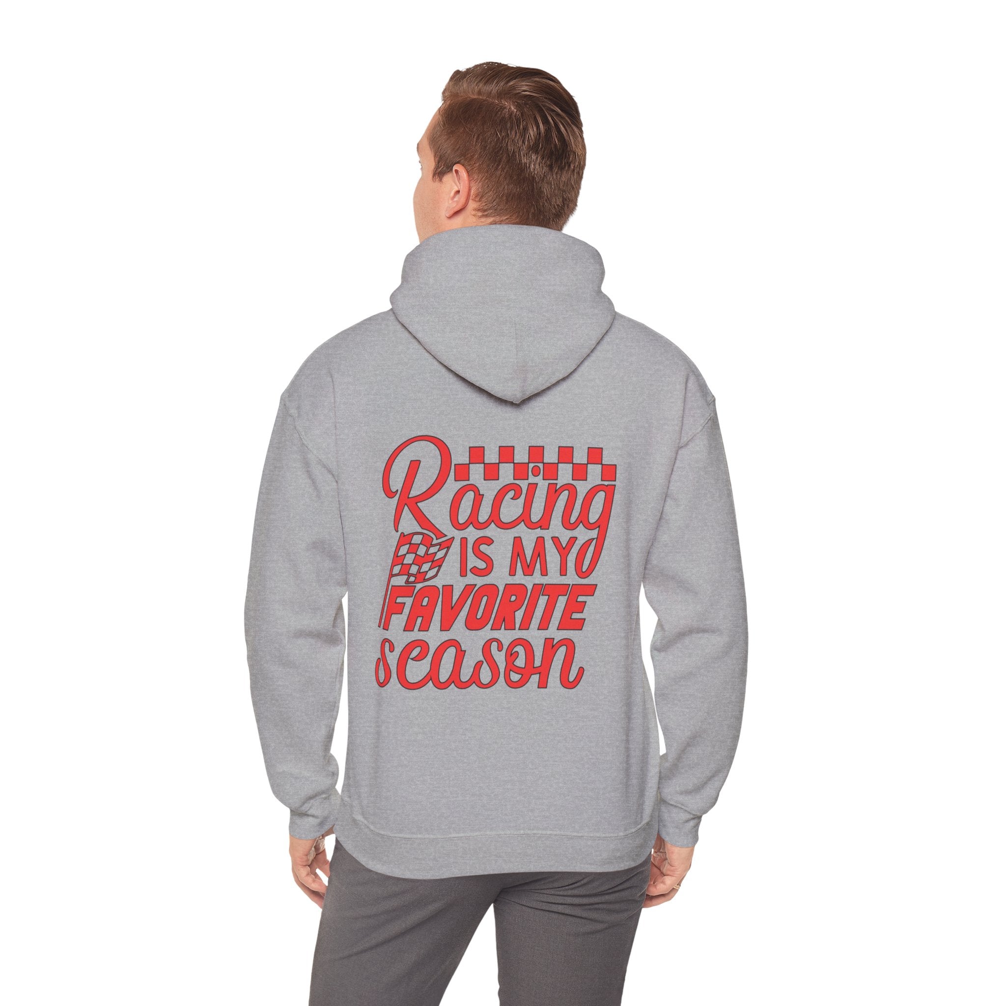 Racing-Themed Unisex Hoodie: Perfect for Race Fans, Cozy Gift for Motorsports Lovers, Ideal for Sports Events, Fall Fashion, Casual Wear