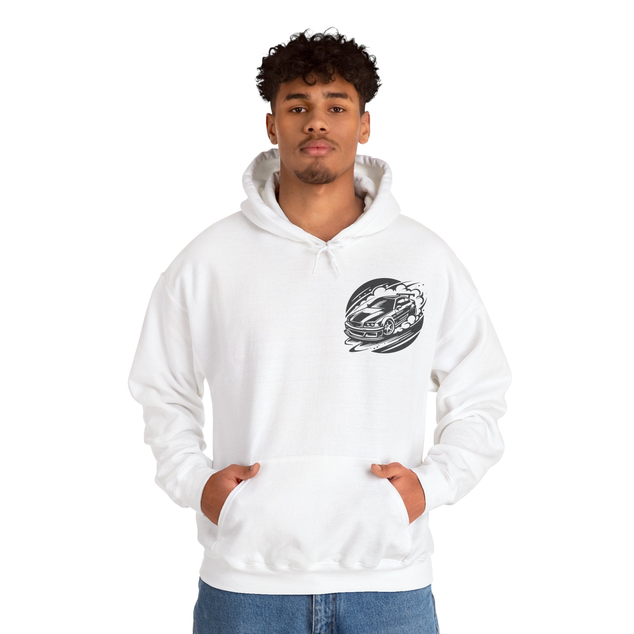 Cool Car Graphic Hoodie for Car Lovers, Unisex Pullover, Automotive Gift, Streetwear, Racing Apparel, Casual Wear