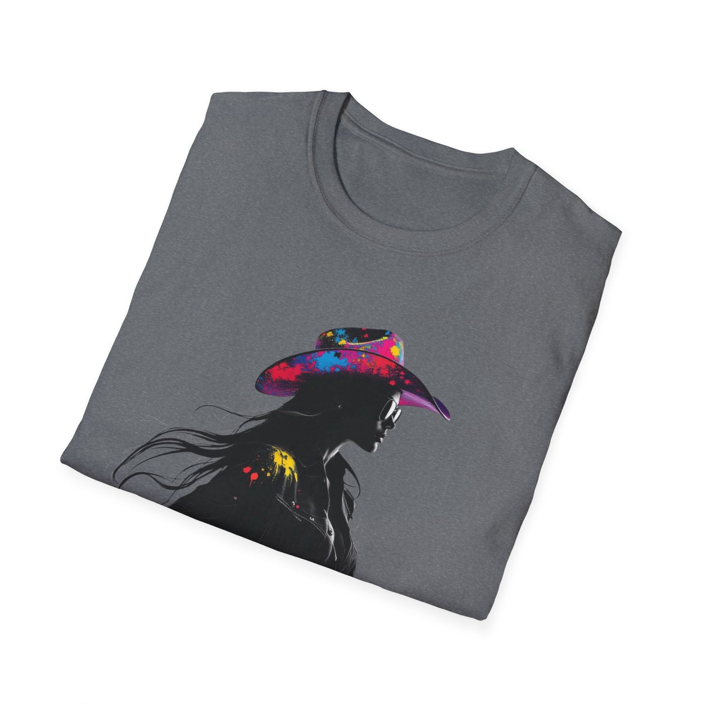 Cowgirl Vibes Unisex Softstyle T-Shirt - Trendy Western Graphic Tee