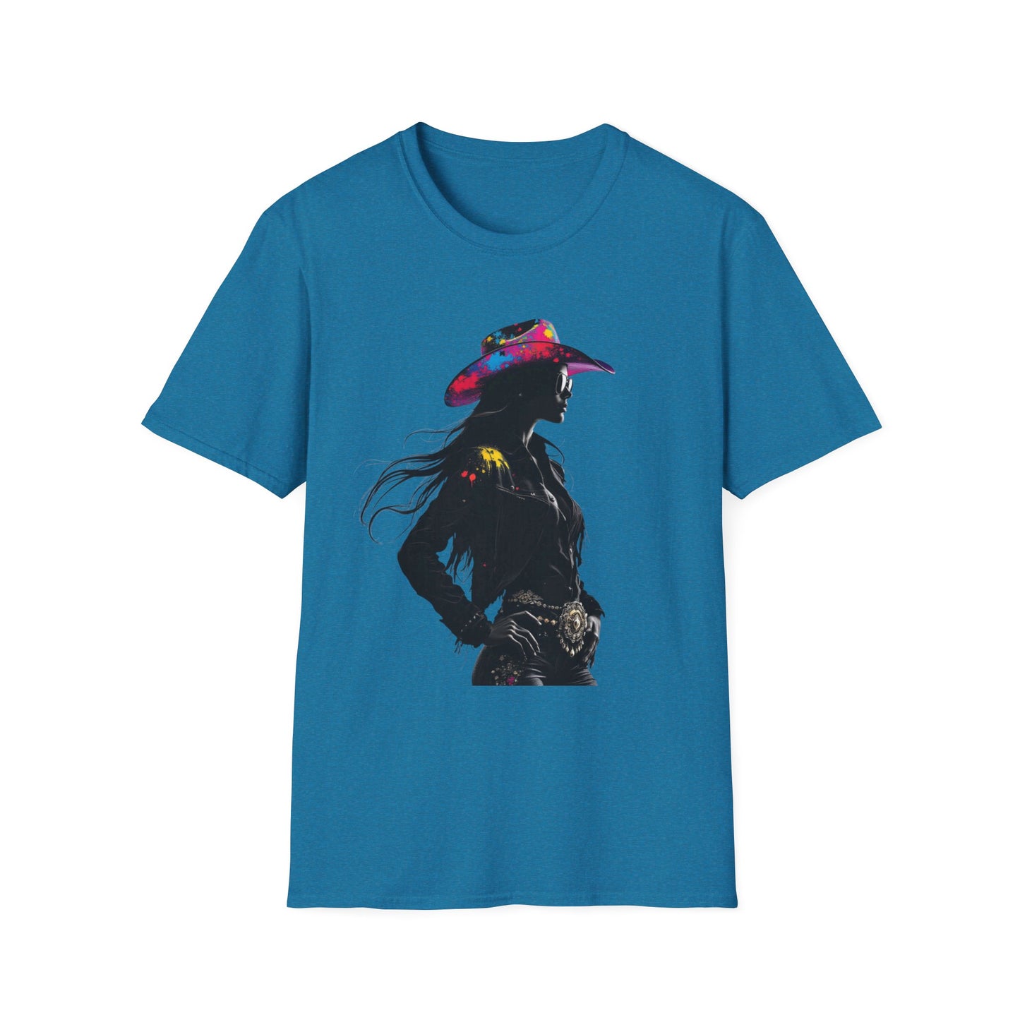 Cowgirl Vibes Unisex Softstyle T-Shirt - Trendy Western Graphic Tee