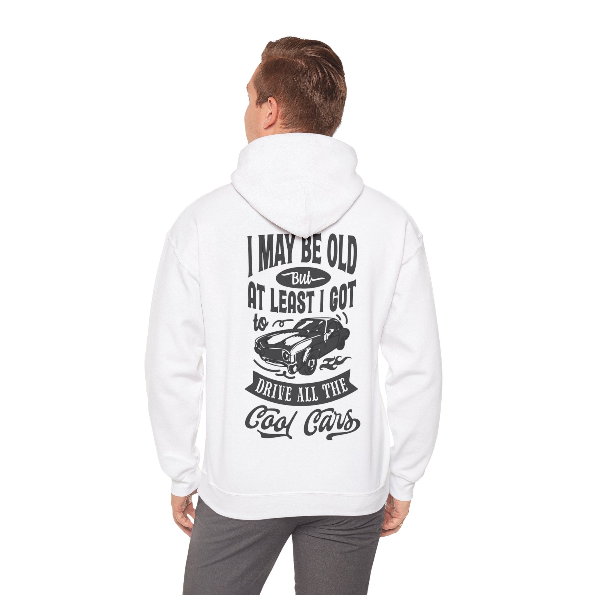 Cool Cars Vintage Hoodie, Funny Sweatshirt, Gift for Car Lovers, Retro Vehicle Apparel, Unique Birthday Present, Unisex Hooded Pullover