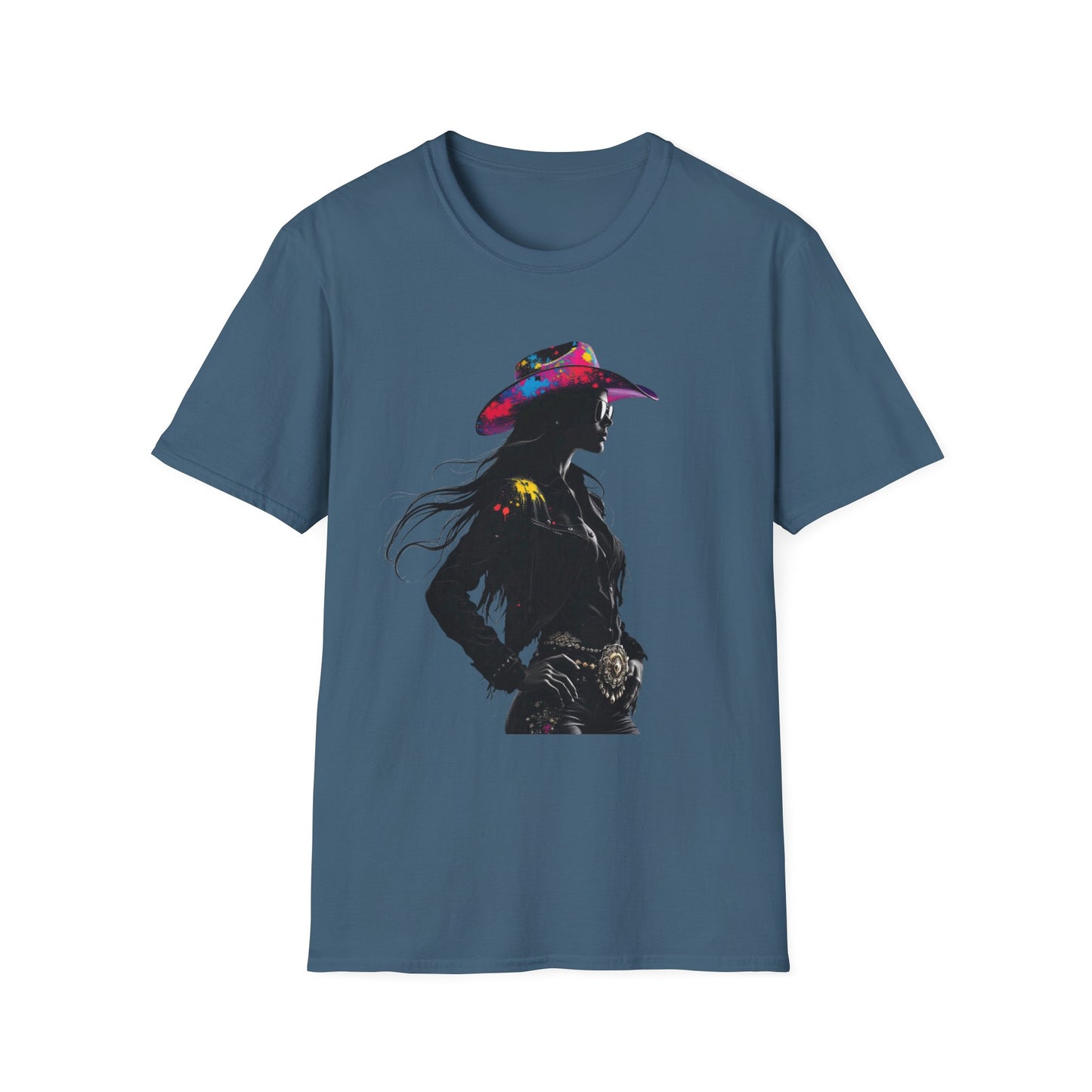 Cowgirl Vibes Unisex Softstyle T-Shirt - Trendy Western Graphic Tee