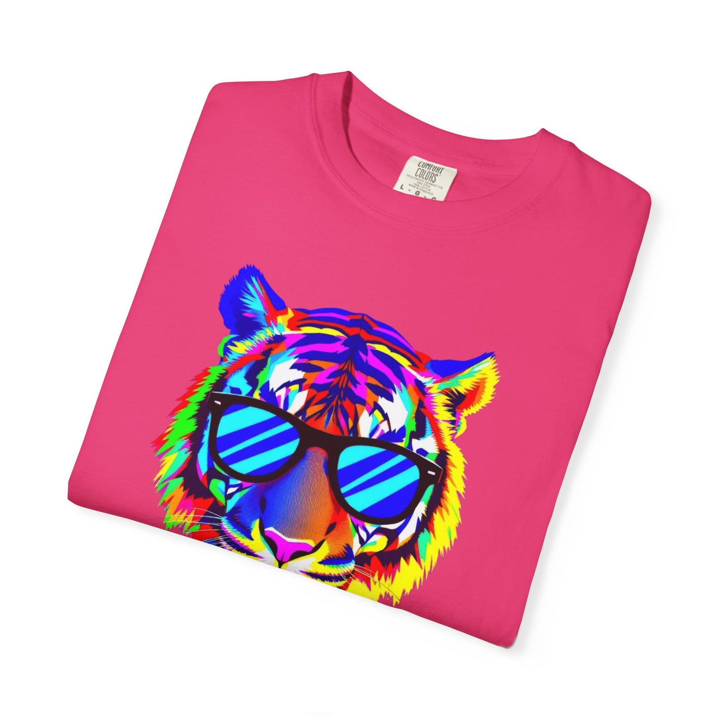 Vibrant Tiger Graphic T-Shirt - Unisex, Cool & Colorful Design