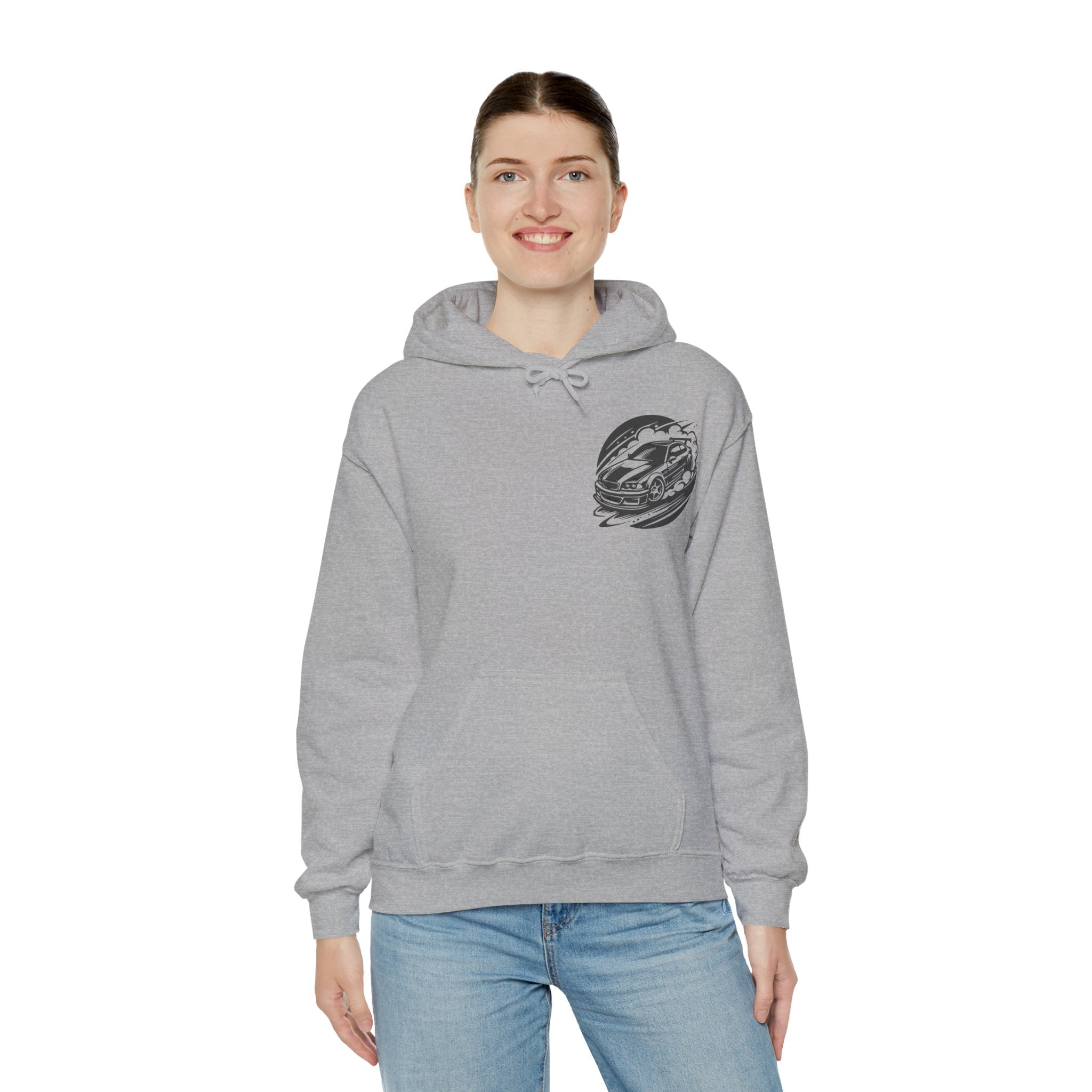 Cool Car Graphic Hoodie for Car Lovers, Unisex Pullover, Automotive Gift, Streetwear, Racing Apparel, Casual Wear