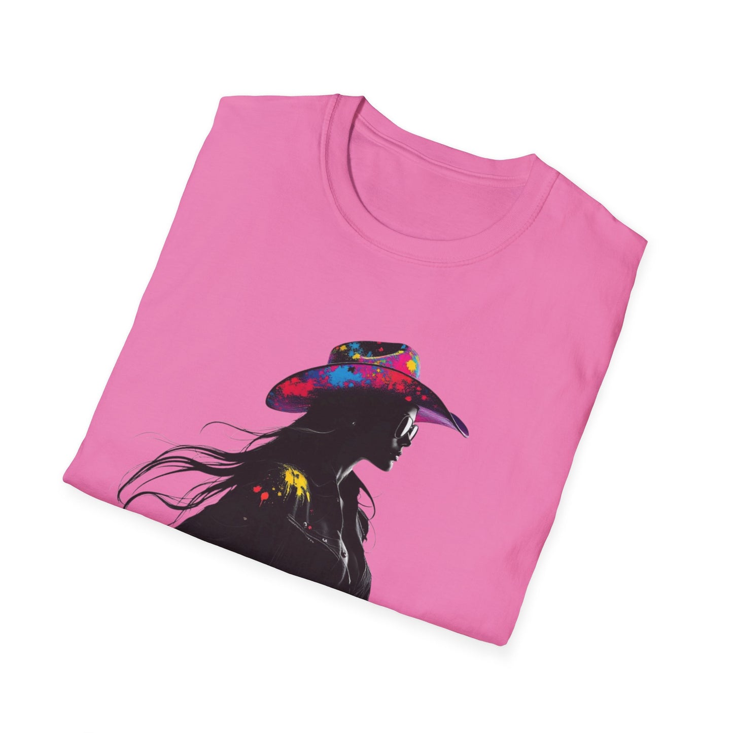 Cowgirl Vibes Unisex Softstyle T-Shirt - Trendy Western Graphic Tee