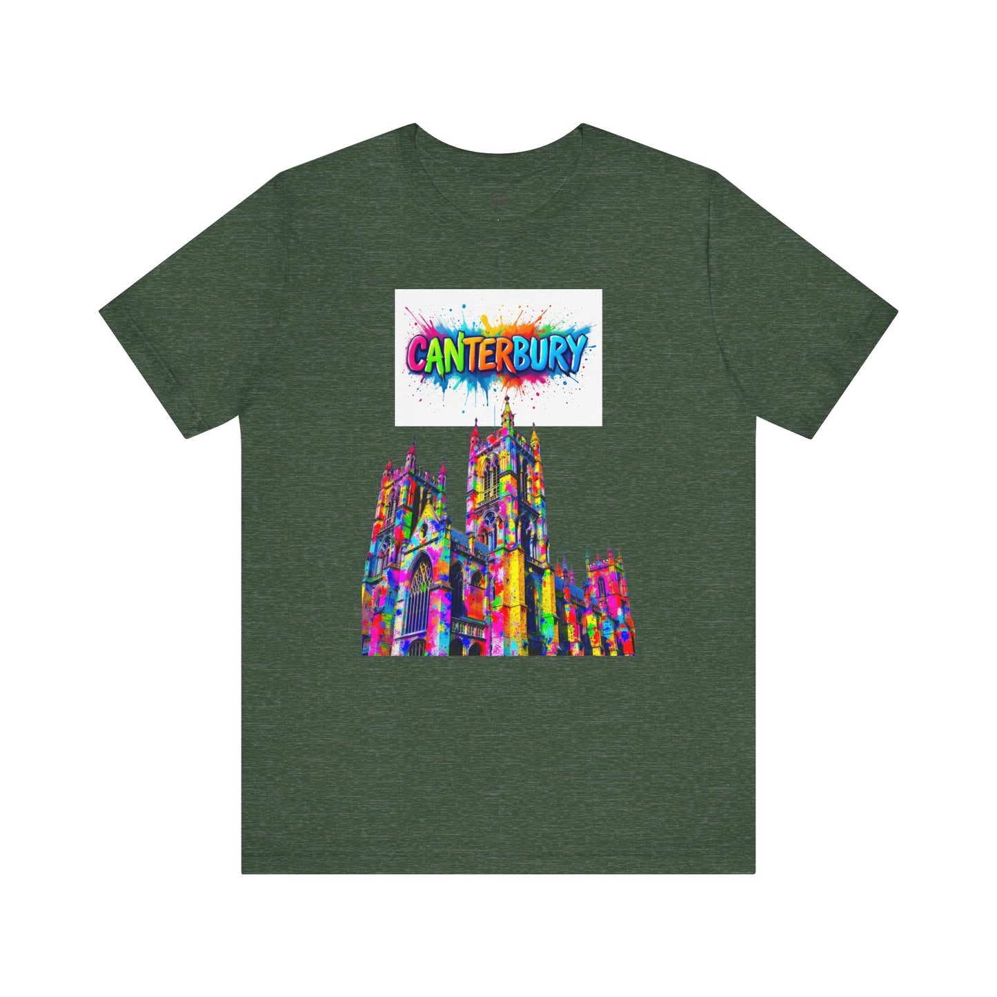Canterbury Colorful Art Tee - Unisex Short Sleeve Jersey T-Shirt