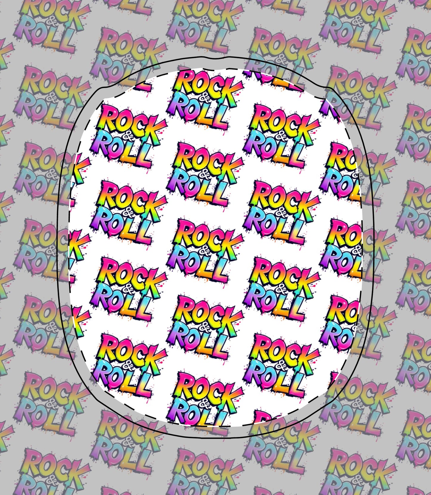 Rock & Roll AirPod Max Cases - Colorful Music-Themed Protective Cover