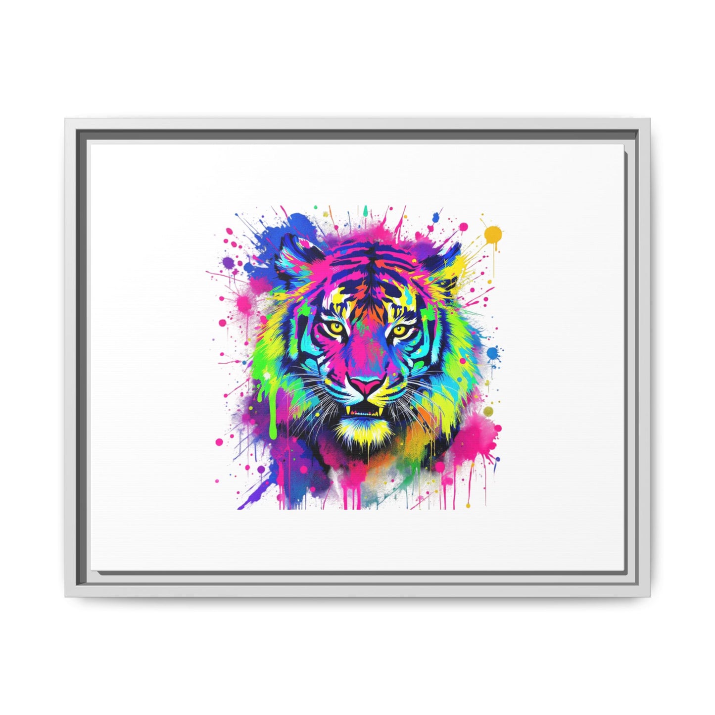 Vibrant Tiger Canvas Print - Framed Art for Bold Decor