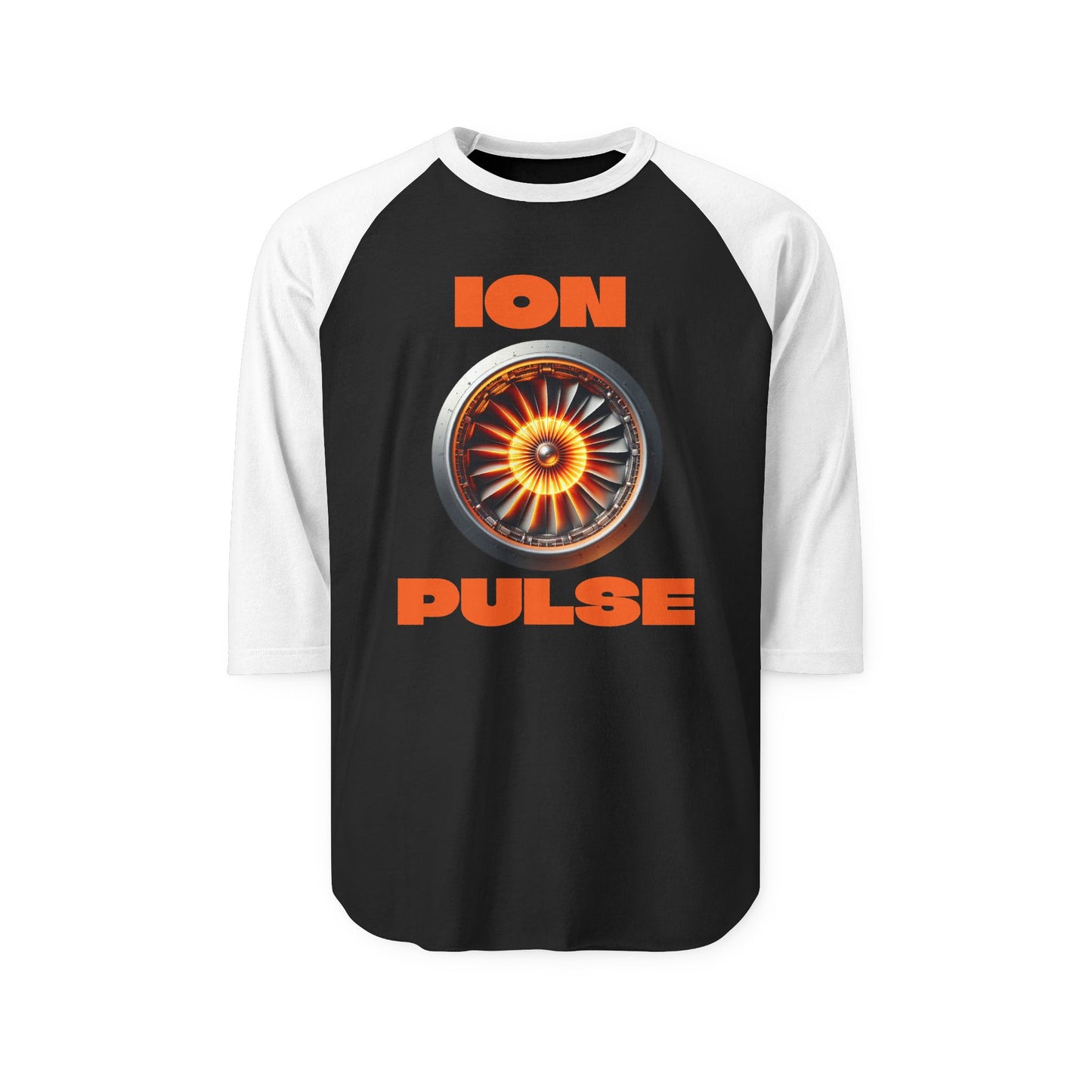 ION PULSE Unisex Three-Quarter Sleeve Raglan Shirt - Perfect for Motorsports Fans