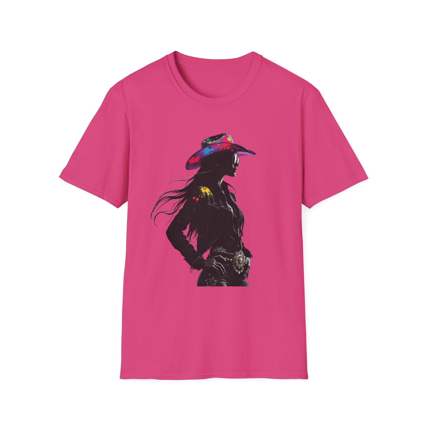Cowgirl Vibes Unisex Softstyle T-Shirt - Trendy Western Graphic Tee