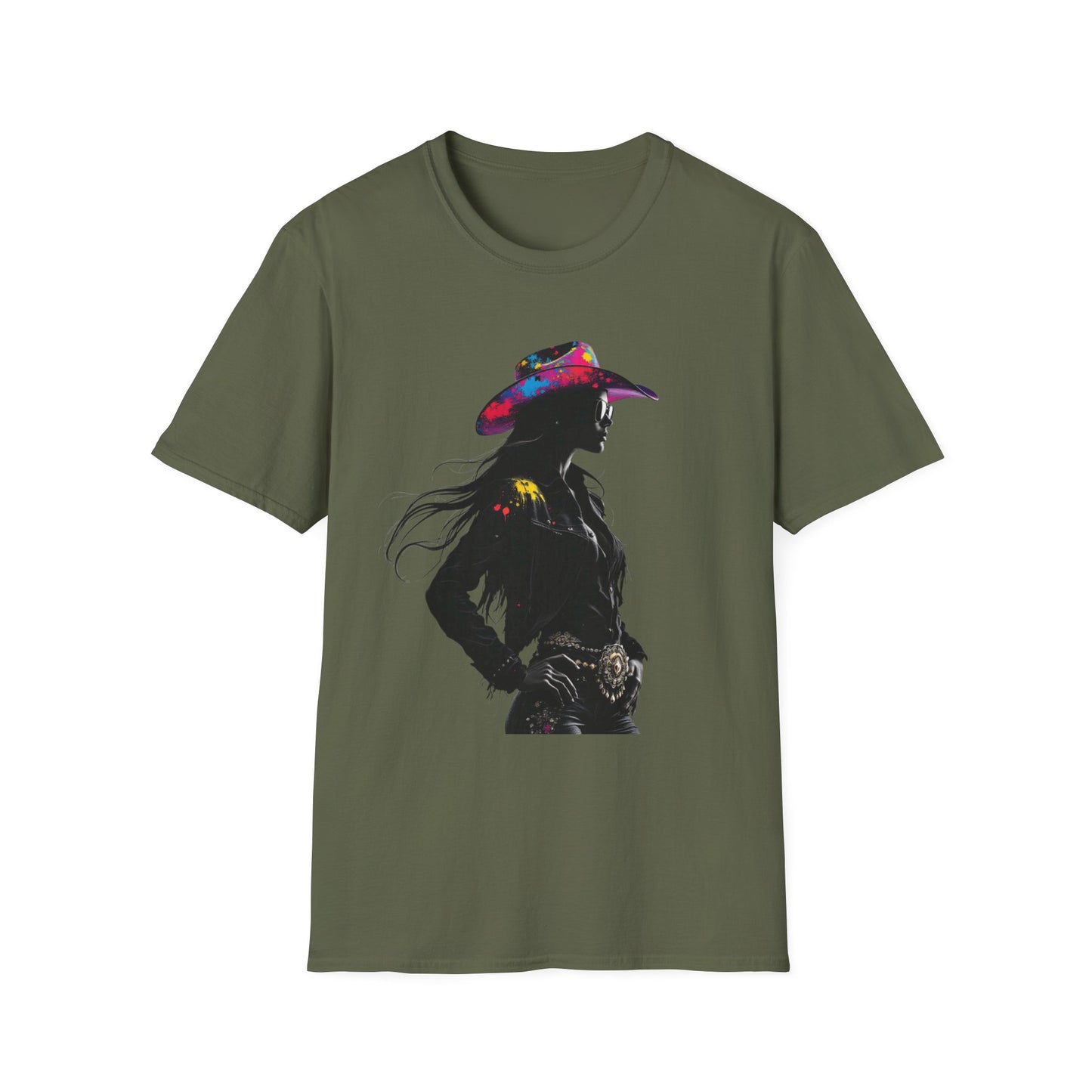 Cowgirl Vibes Unisex Softstyle T-Shirt - Trendy Western Graphic Tee