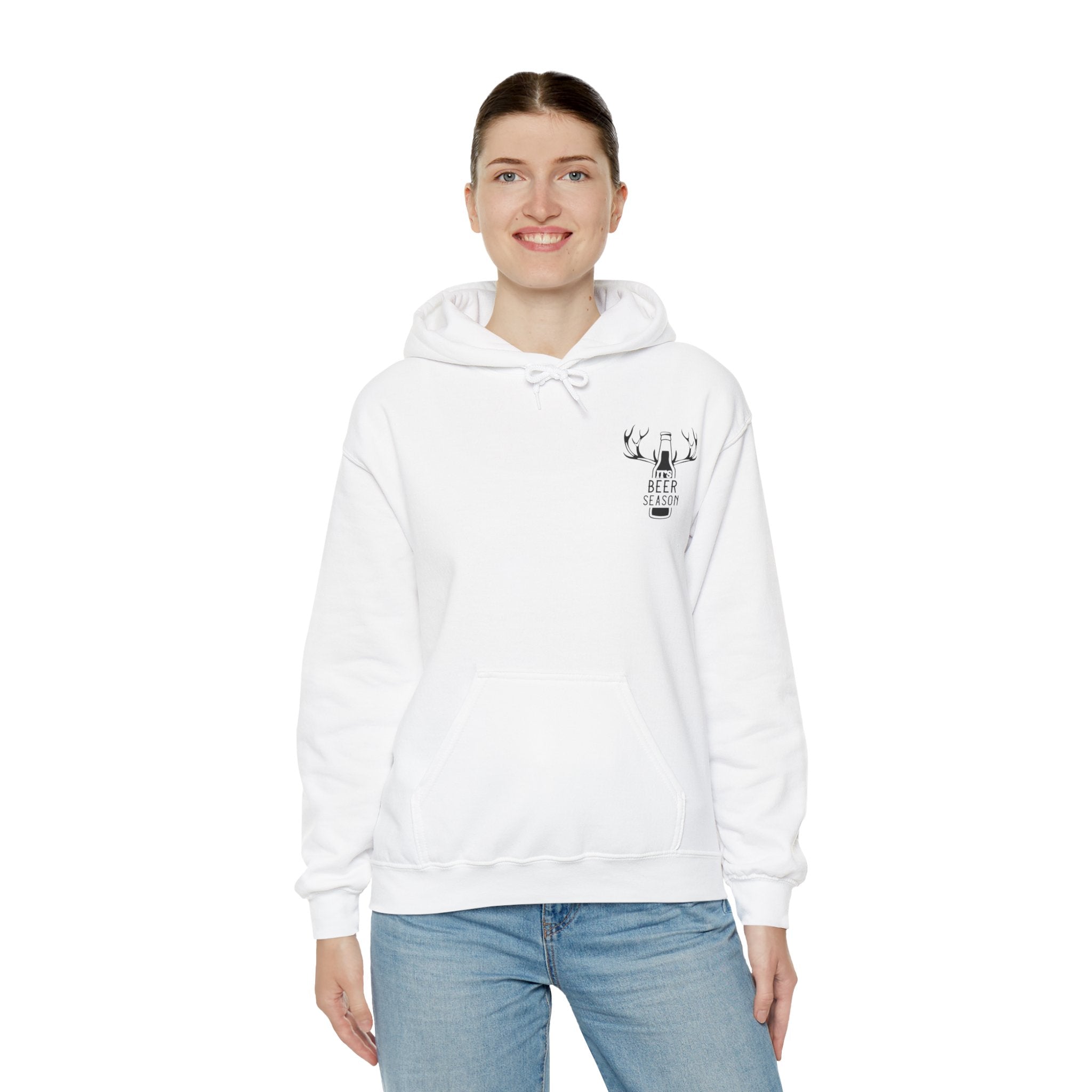 Beer Season Hoodie for Comfort and Style, Unisex Hooded Sweatshirt, Beer Lover Gift, Cozy Casual Wear, Perfect for Camping