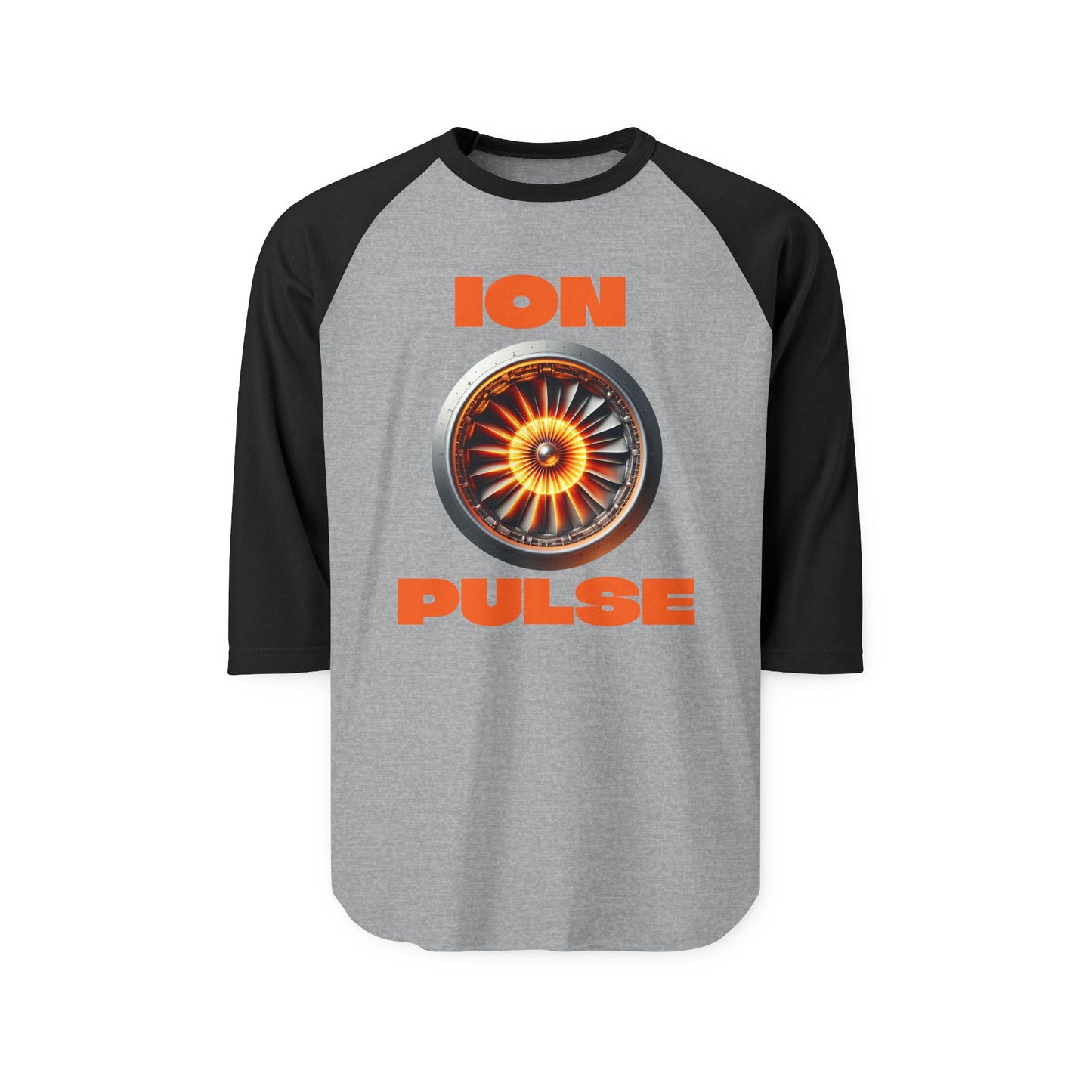 ION PULSE Unisex Three-Quarter Sleeve Raglan Shirt - Perfect for Motorsports Fans