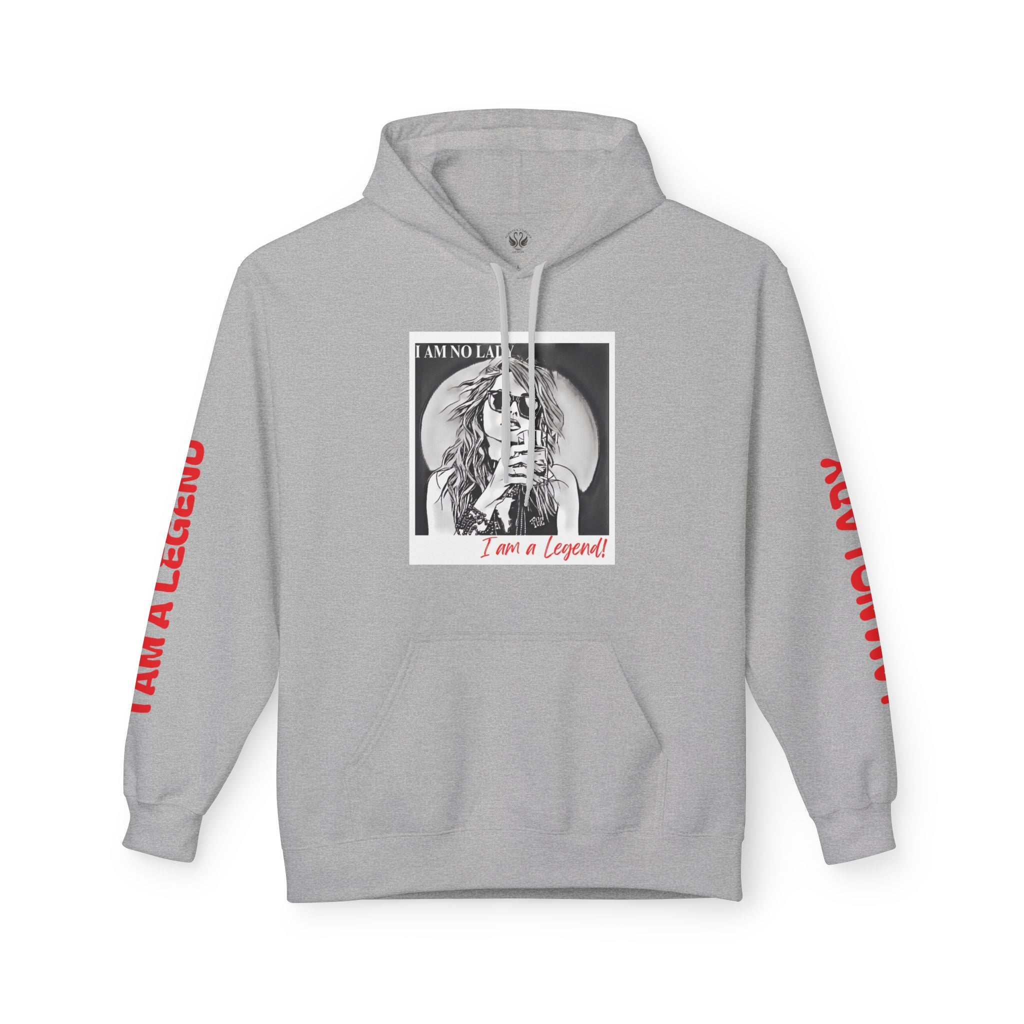 Legendary Spirit Hoodie - Unisex Fleece Sweatshirt, Motivational Gift, Trendy Streetwear, Perfect for Casual Days, Unique Statement Piece