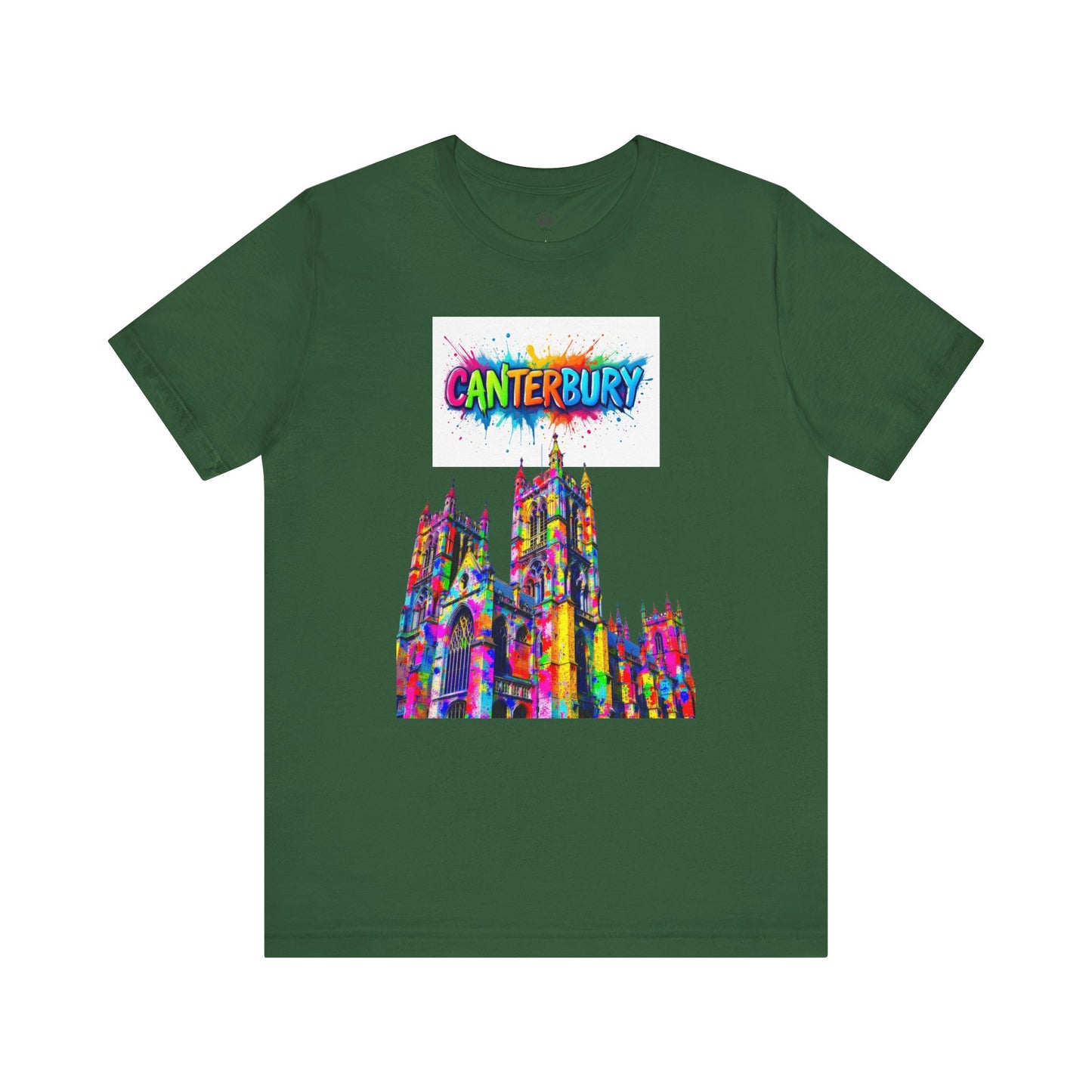 Canterbury Colorful Art Tee - Unisex Short Sleeve Jersey T-Shirt